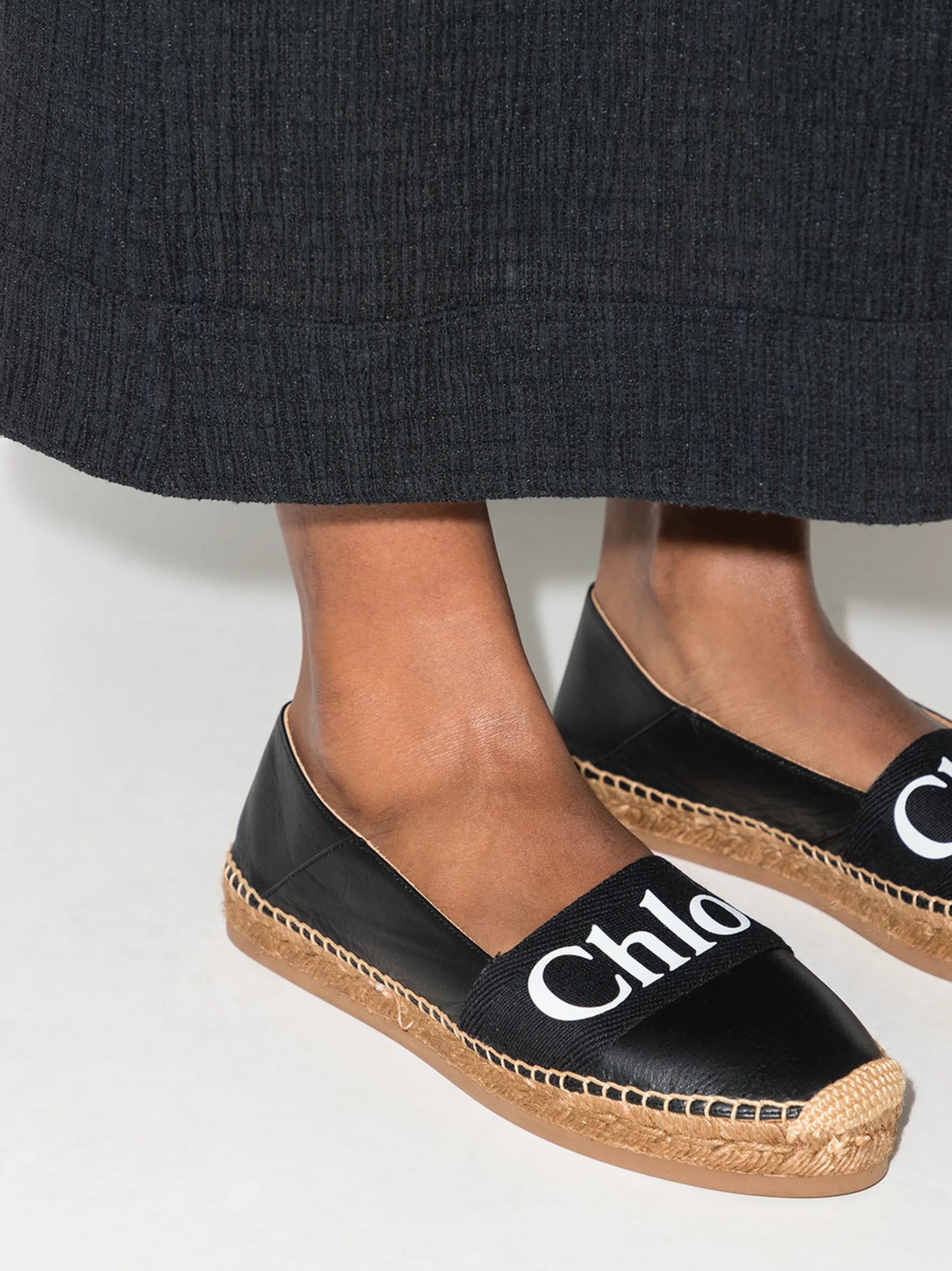 Woody logo print espadrilles