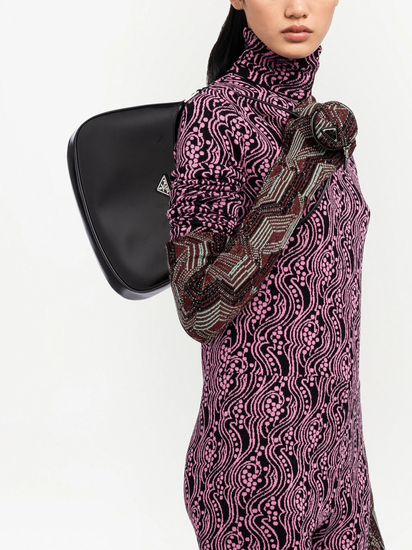 Cleo brushed leather shoulder bag