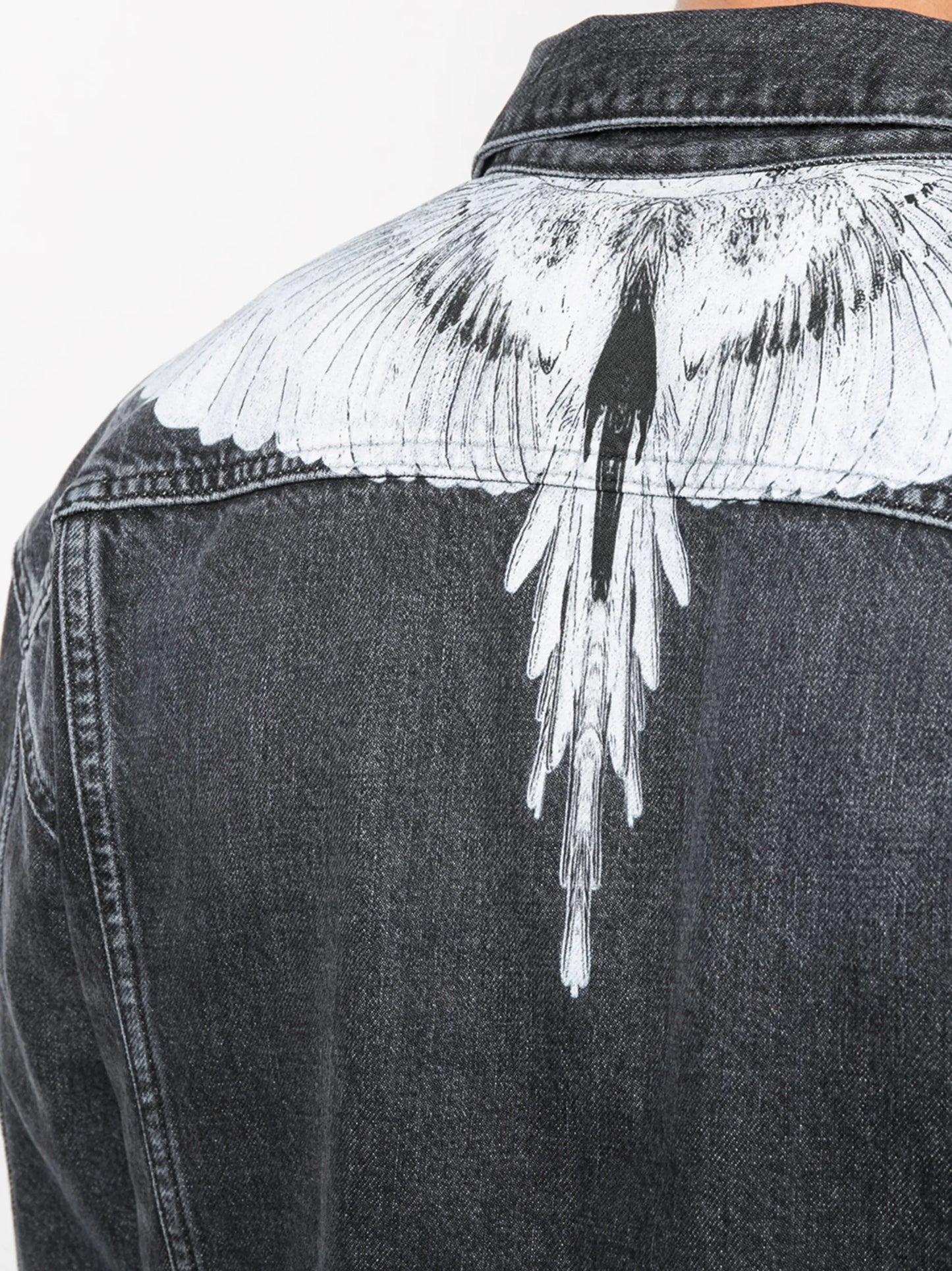 button-front denim jacket