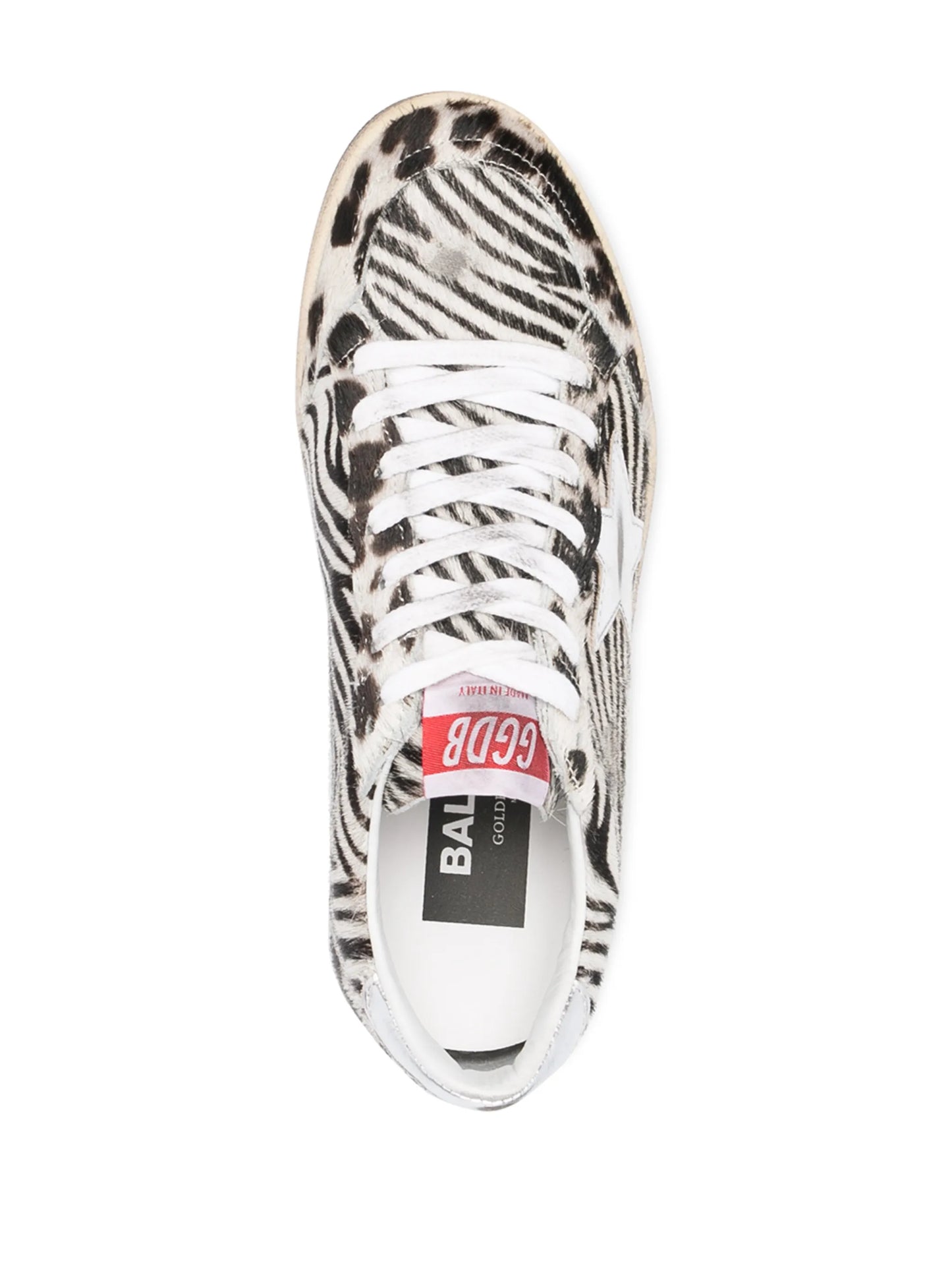 Super-Star zebra-print sneakers
