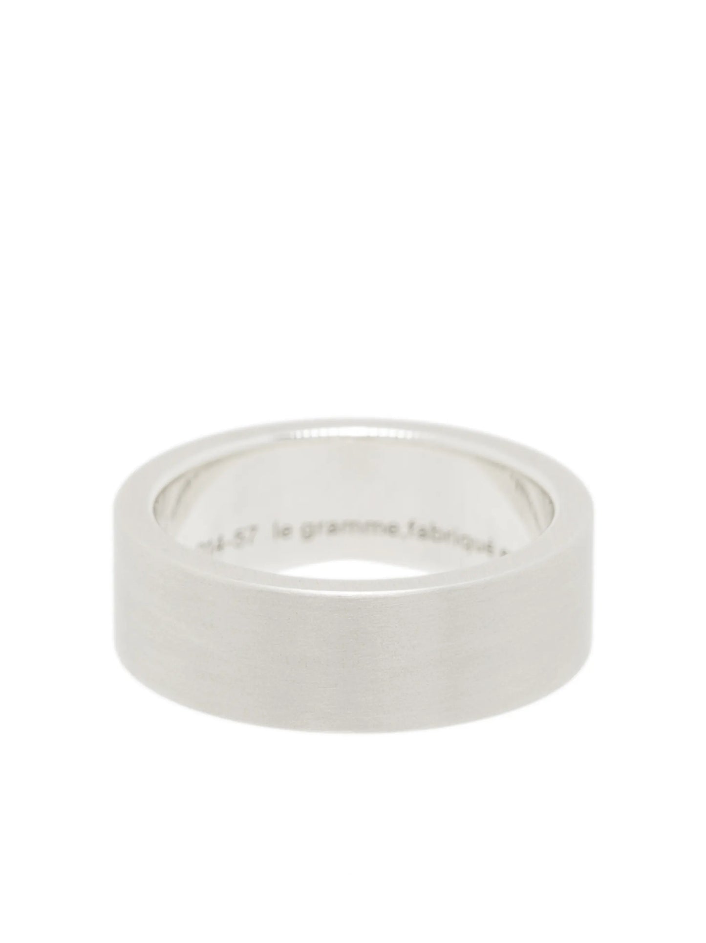 La 9g brushed ribbon ring