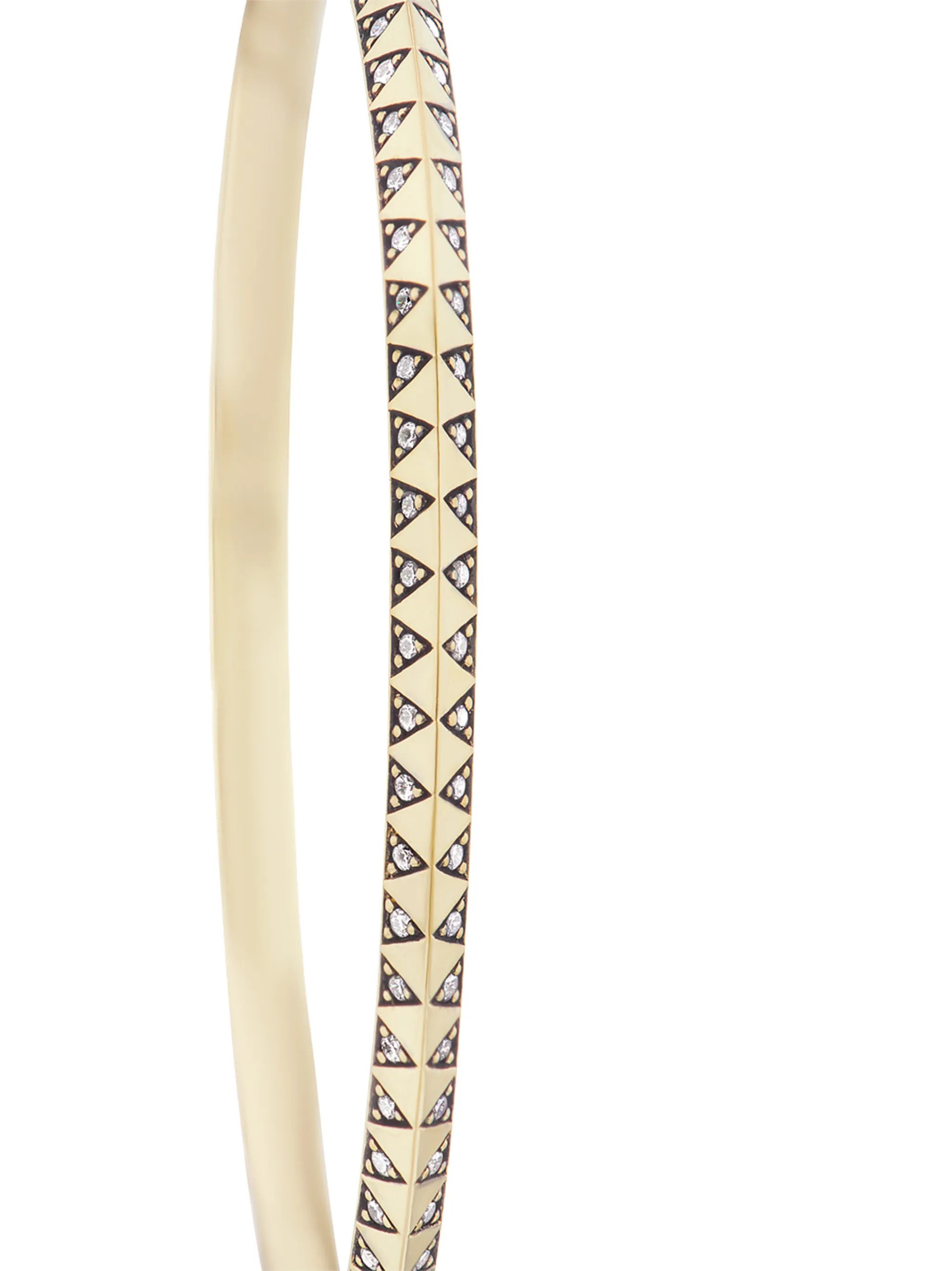 18kt yellow gold hoop earrings
