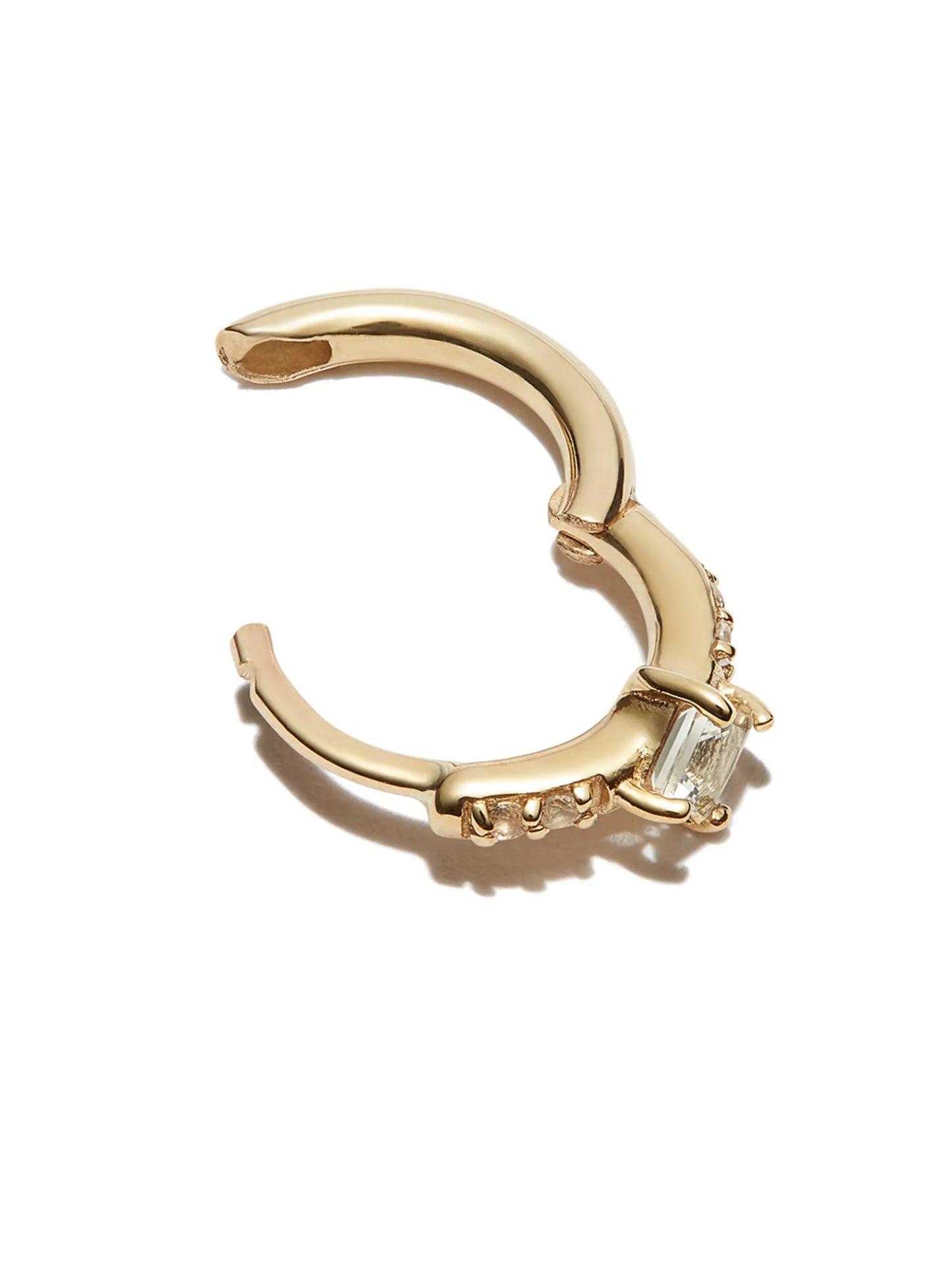 9kt yellow gold single earring