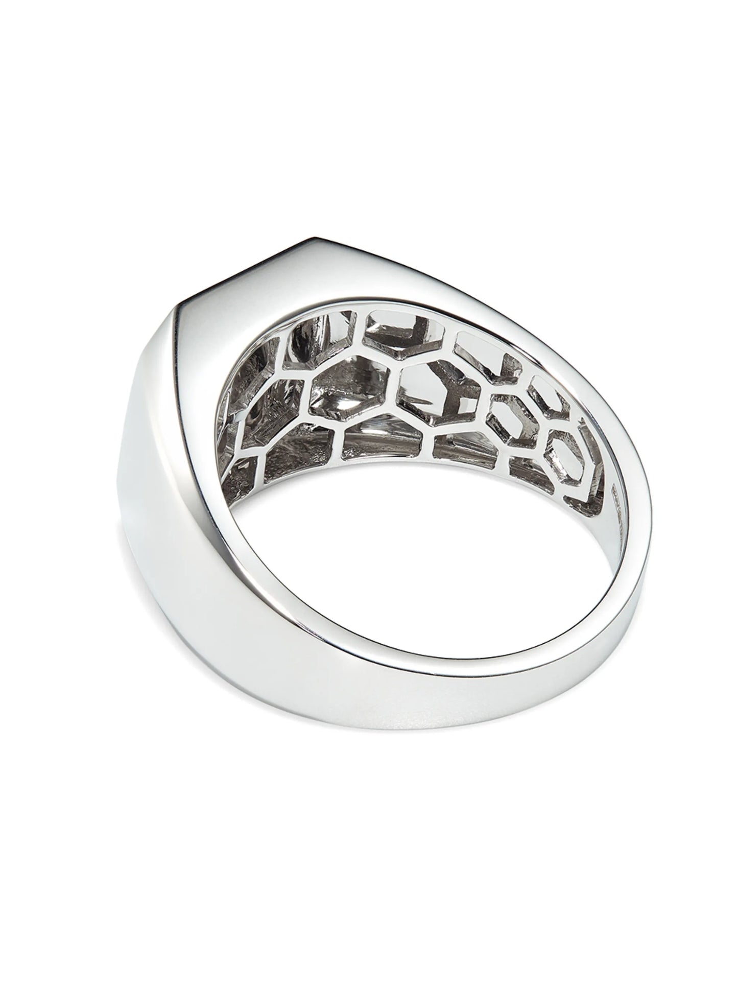 diamond Pave Initial ring