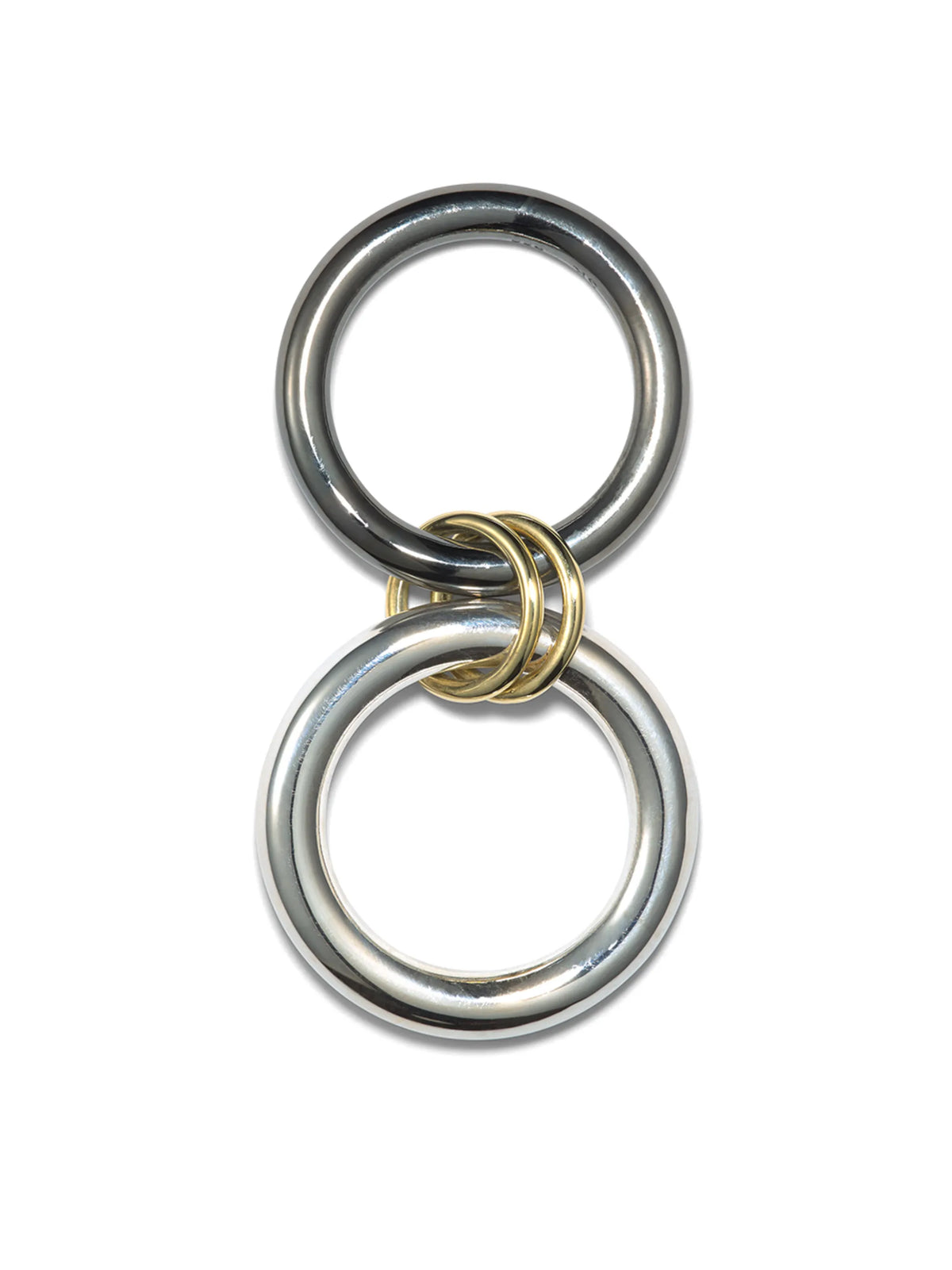 18kt yellow gold linked rings