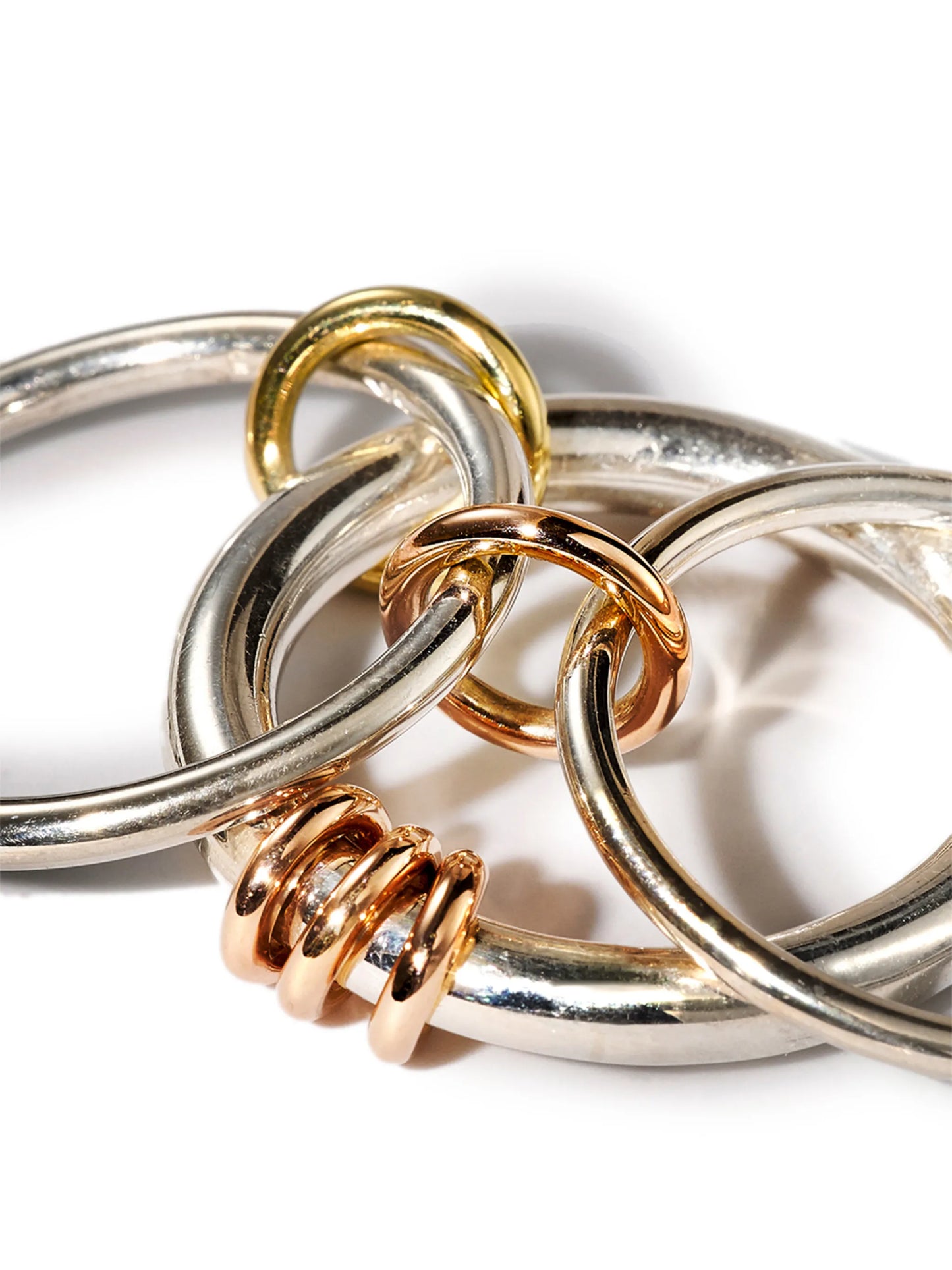 18kt rose gold Orion linked ring