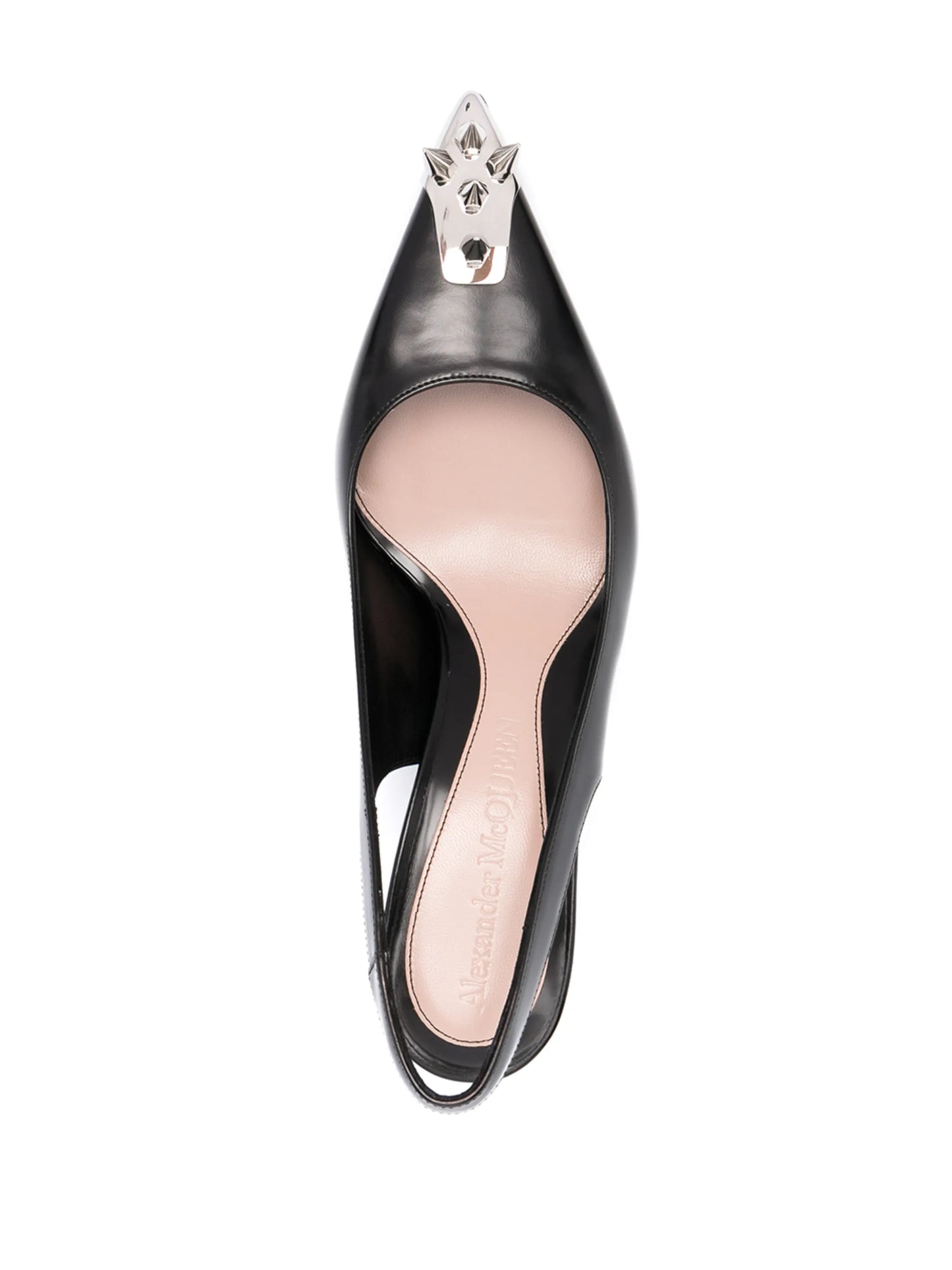Punk Stud slingback pumps
