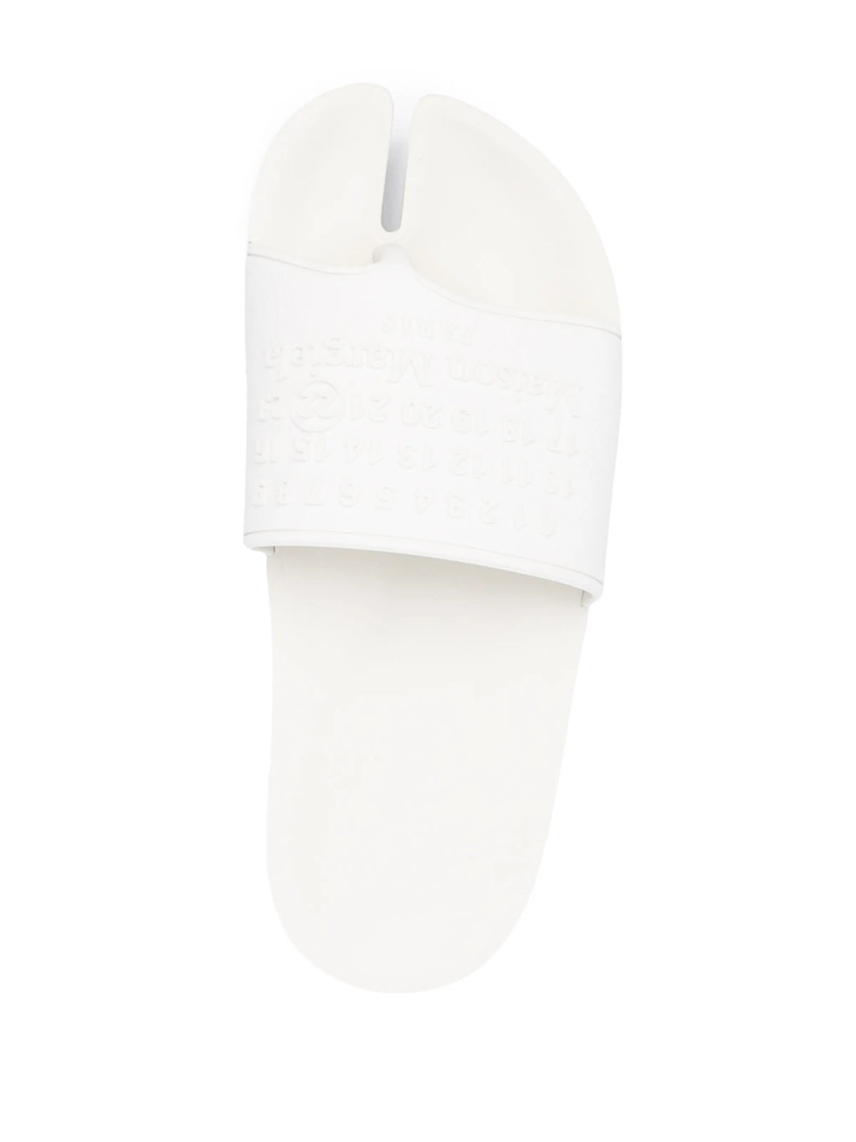 Tabi logo-embossed slides