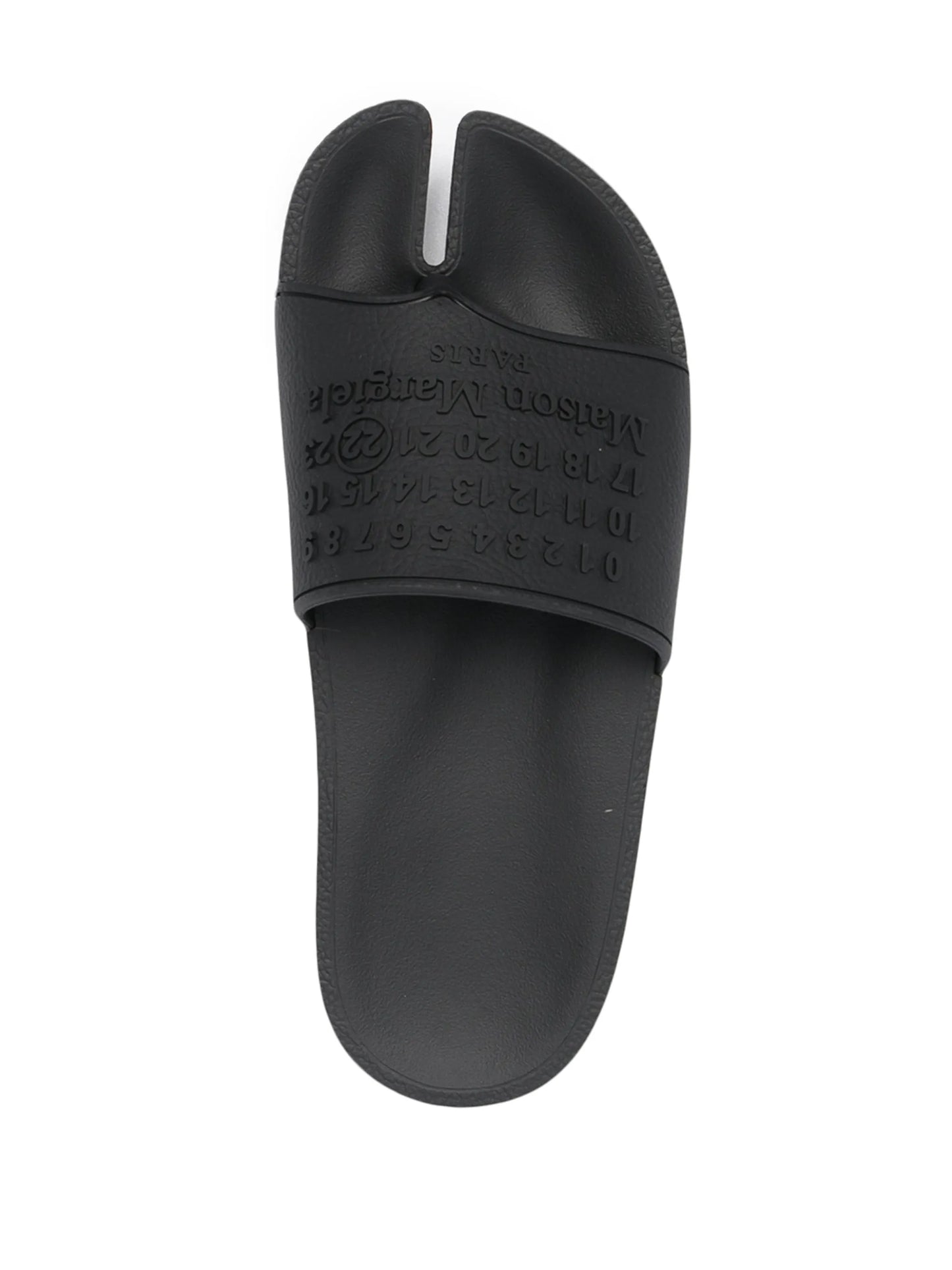 Tabi logo-embossed slides