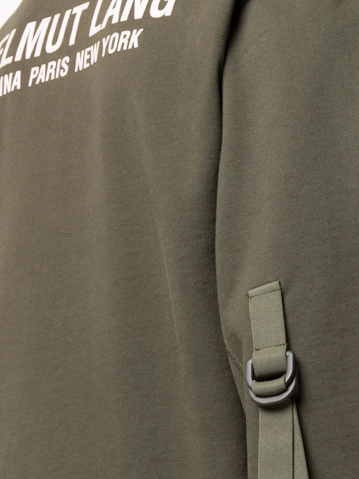 logo print hooded sweatshirt
