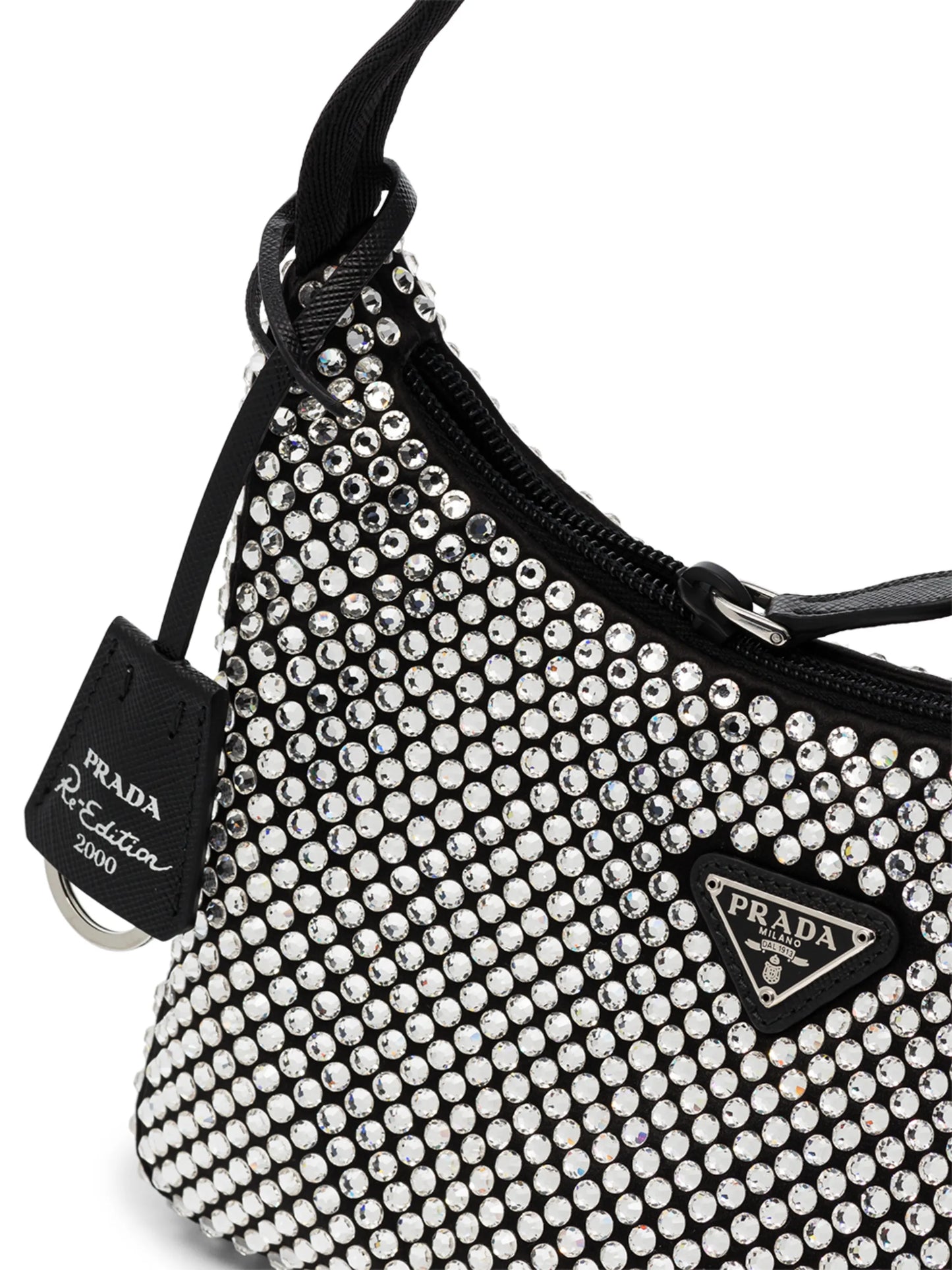 Re-Edition crystal-embellished shoulder bag