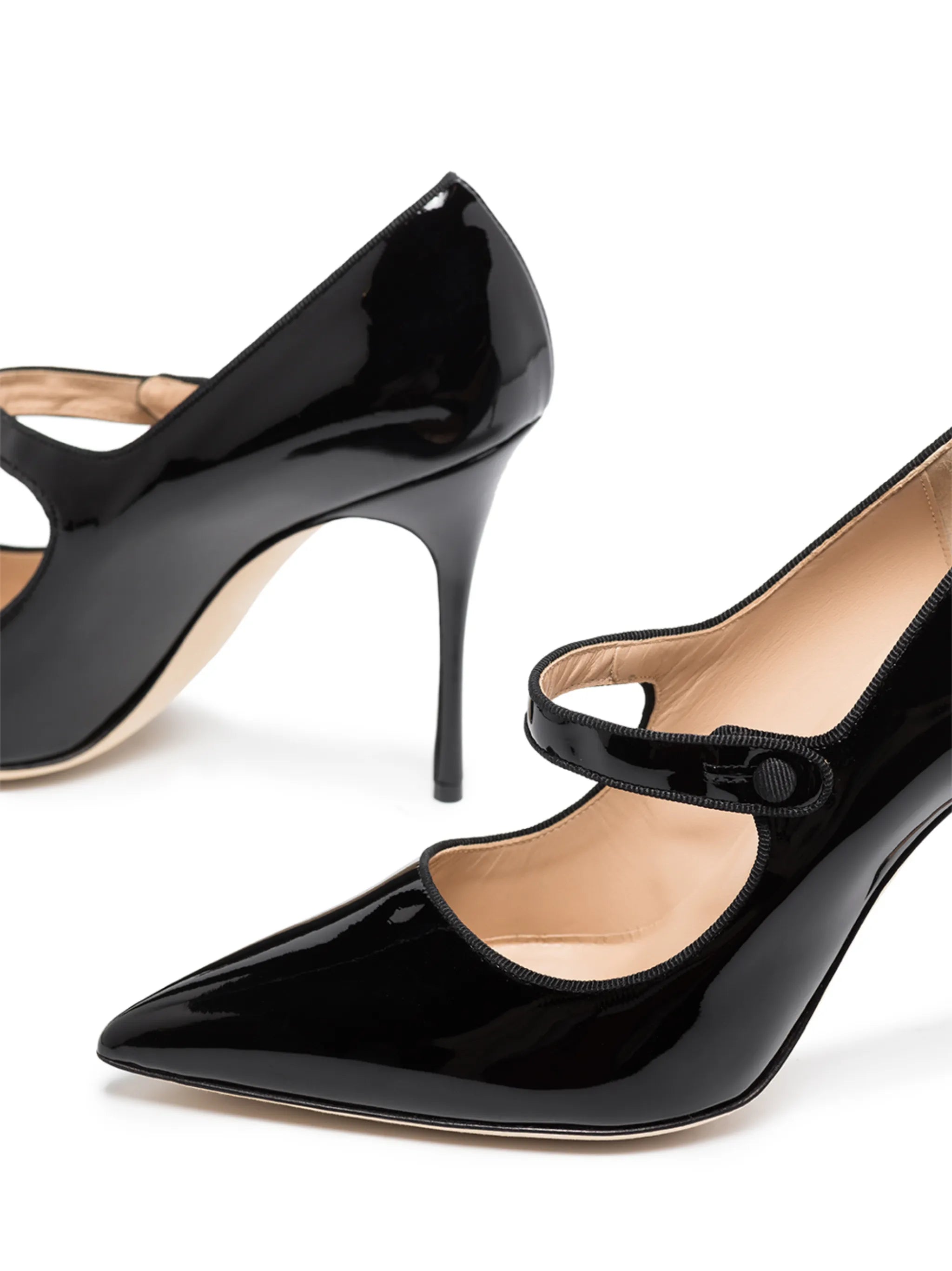 Campari 105mm pointed-toe pumps