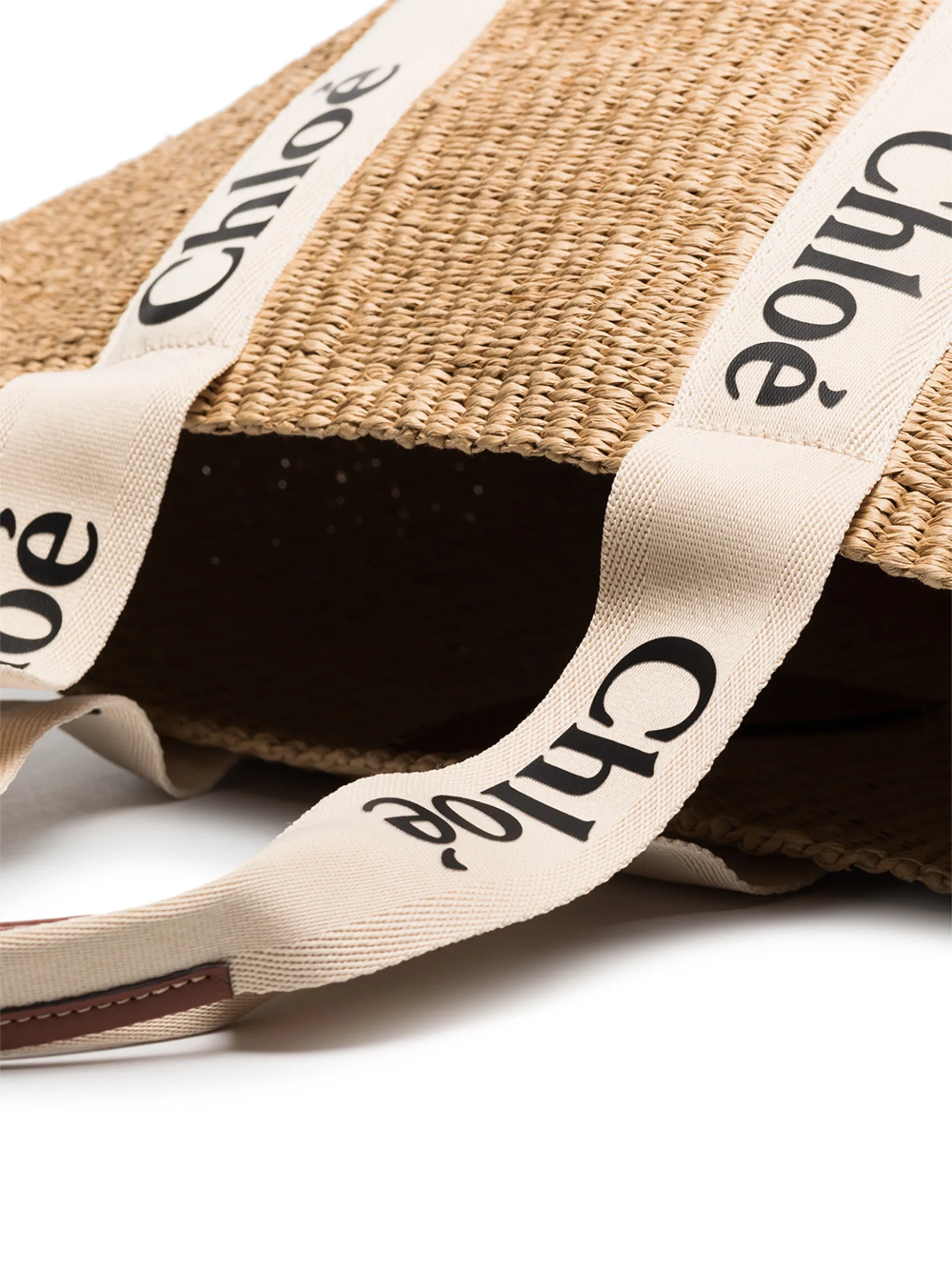 large Woody logo-strap tote bag