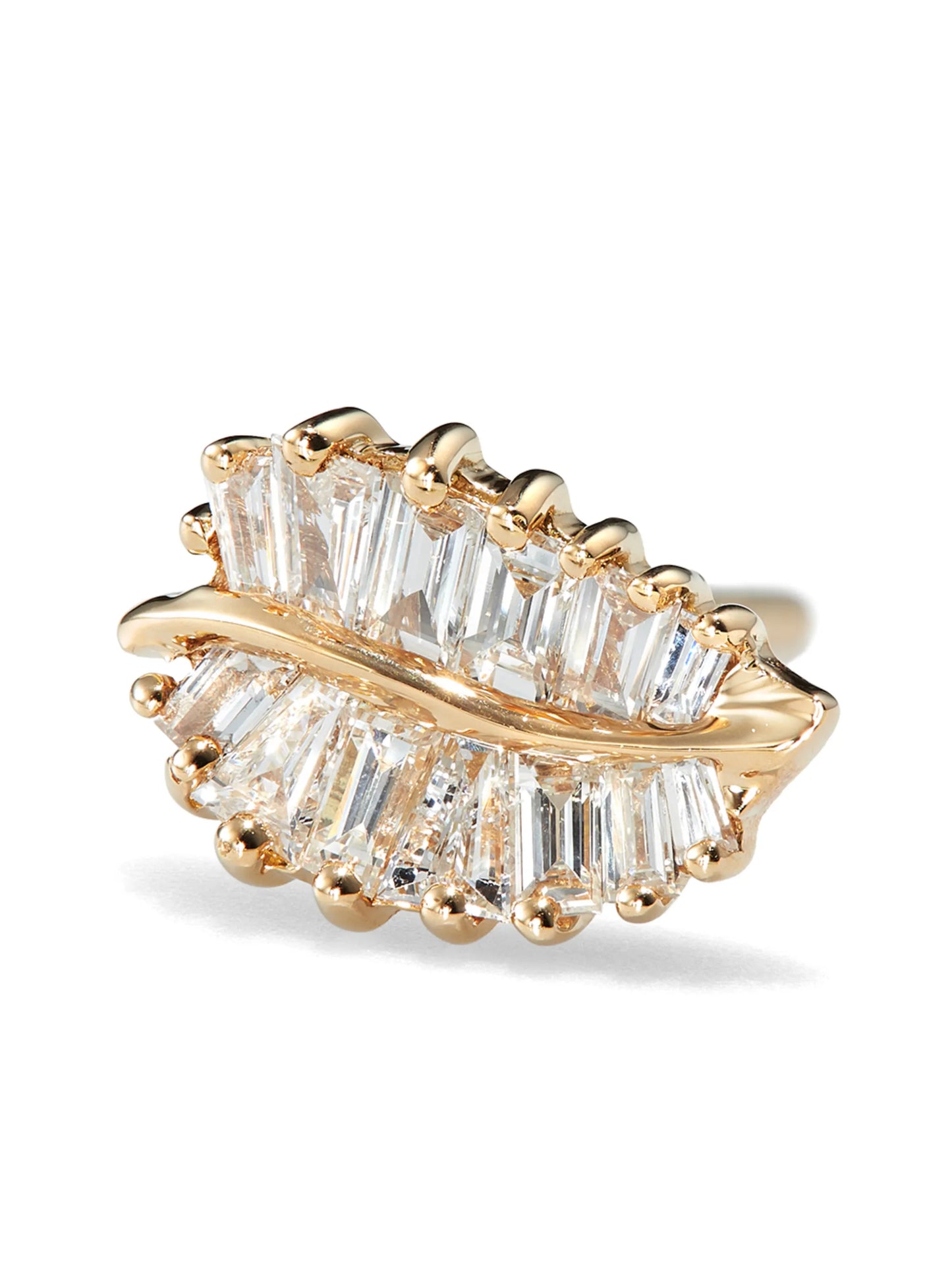 Palm Lead diamond earrings