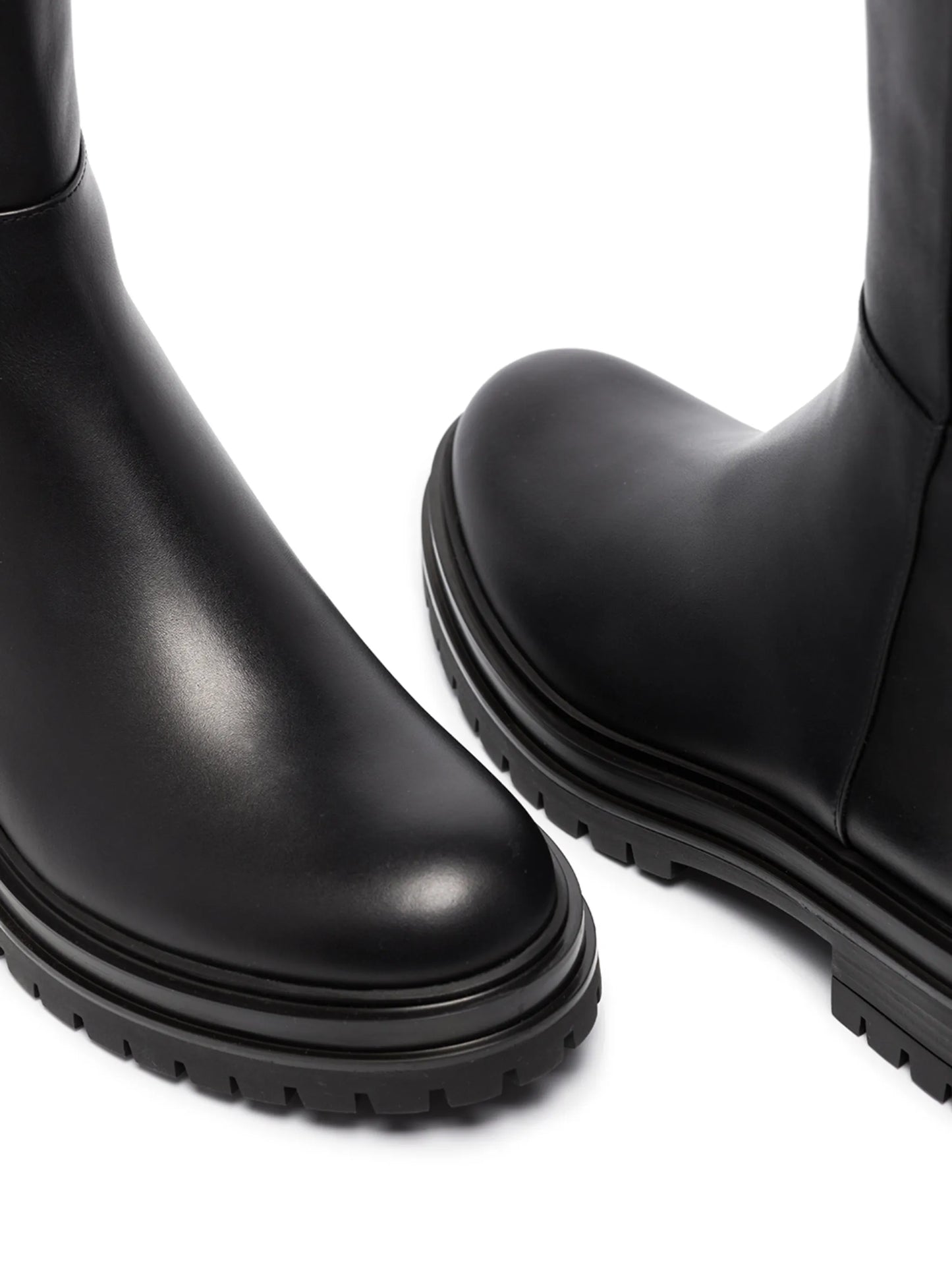 Quinn leather thigh-high boots