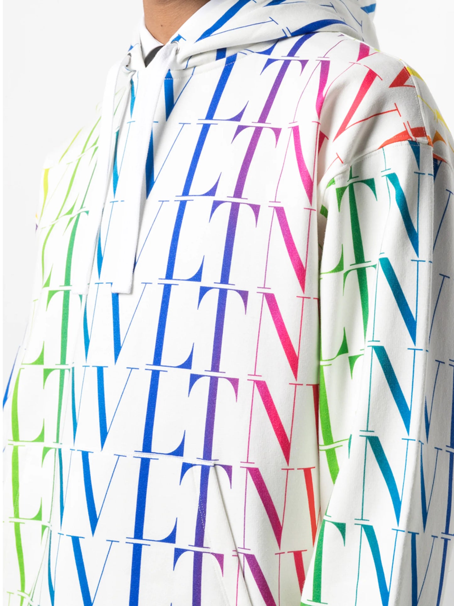 VLTN logo-print hoodie