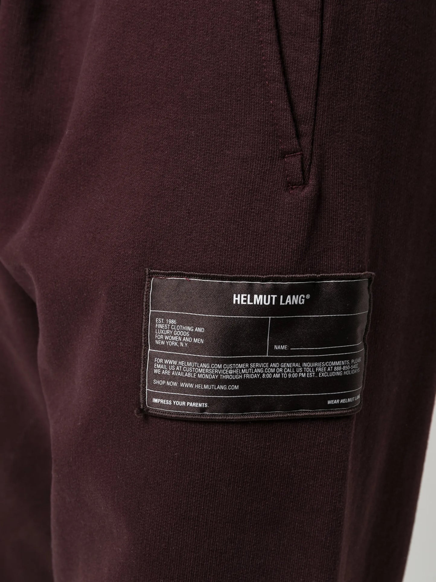 logo-patch joggers