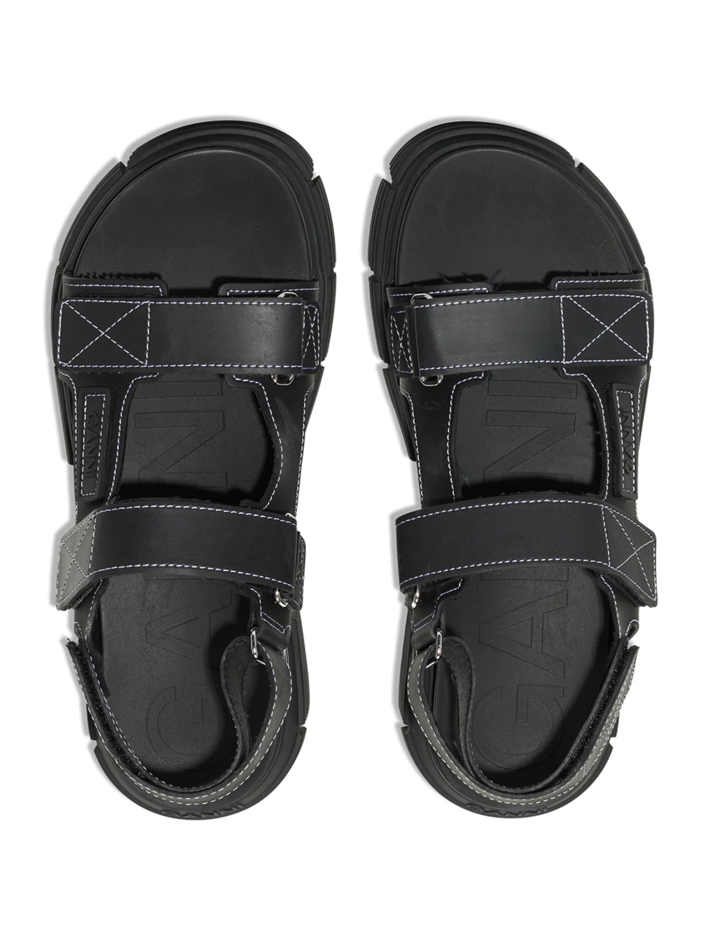 tread sole slingback sandals