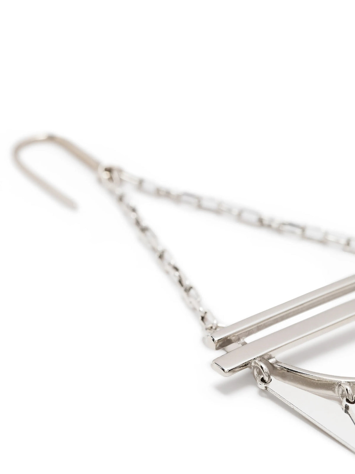 multi-charm drop earrings