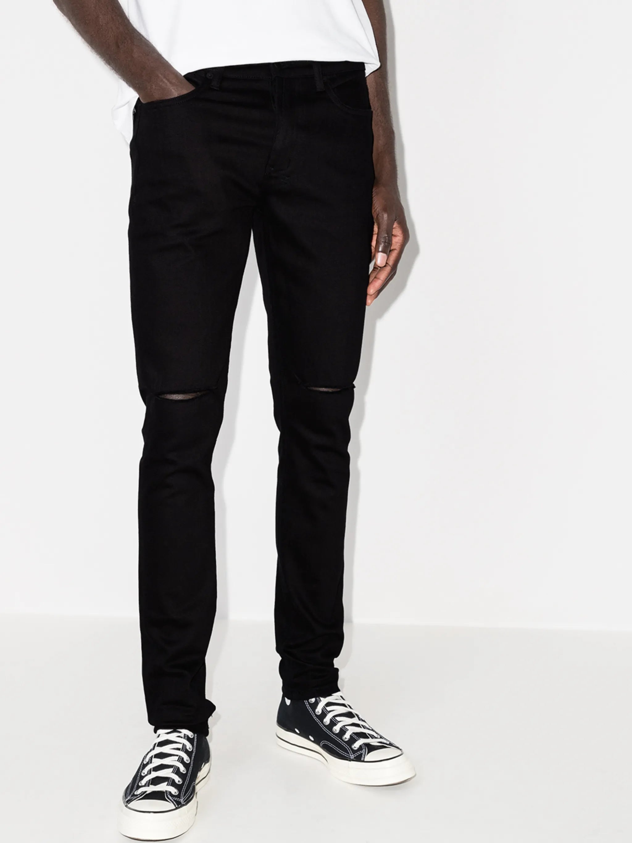 Ace slice skinny jeans