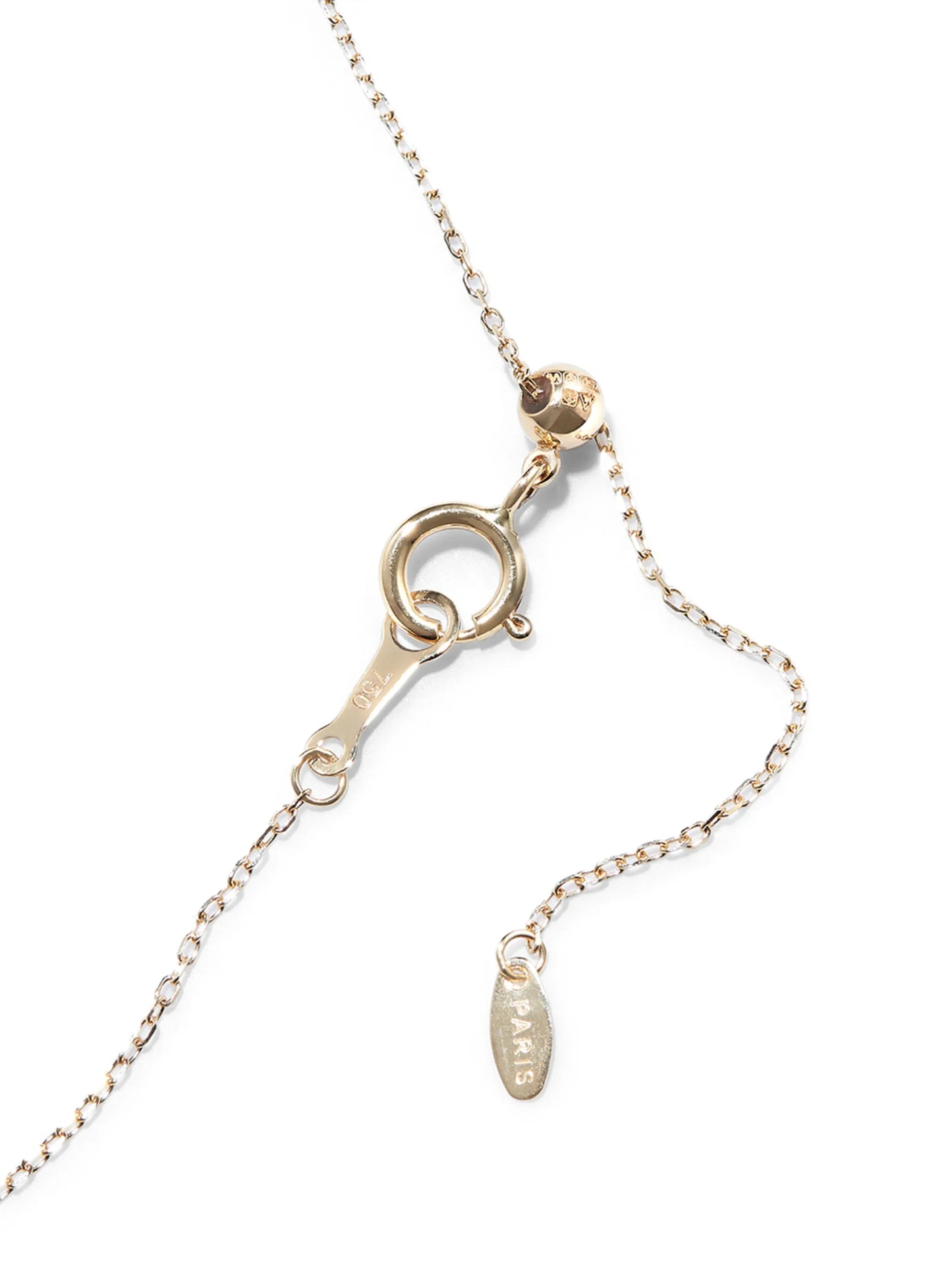 18kt yellow gold 7 Chakras necklace