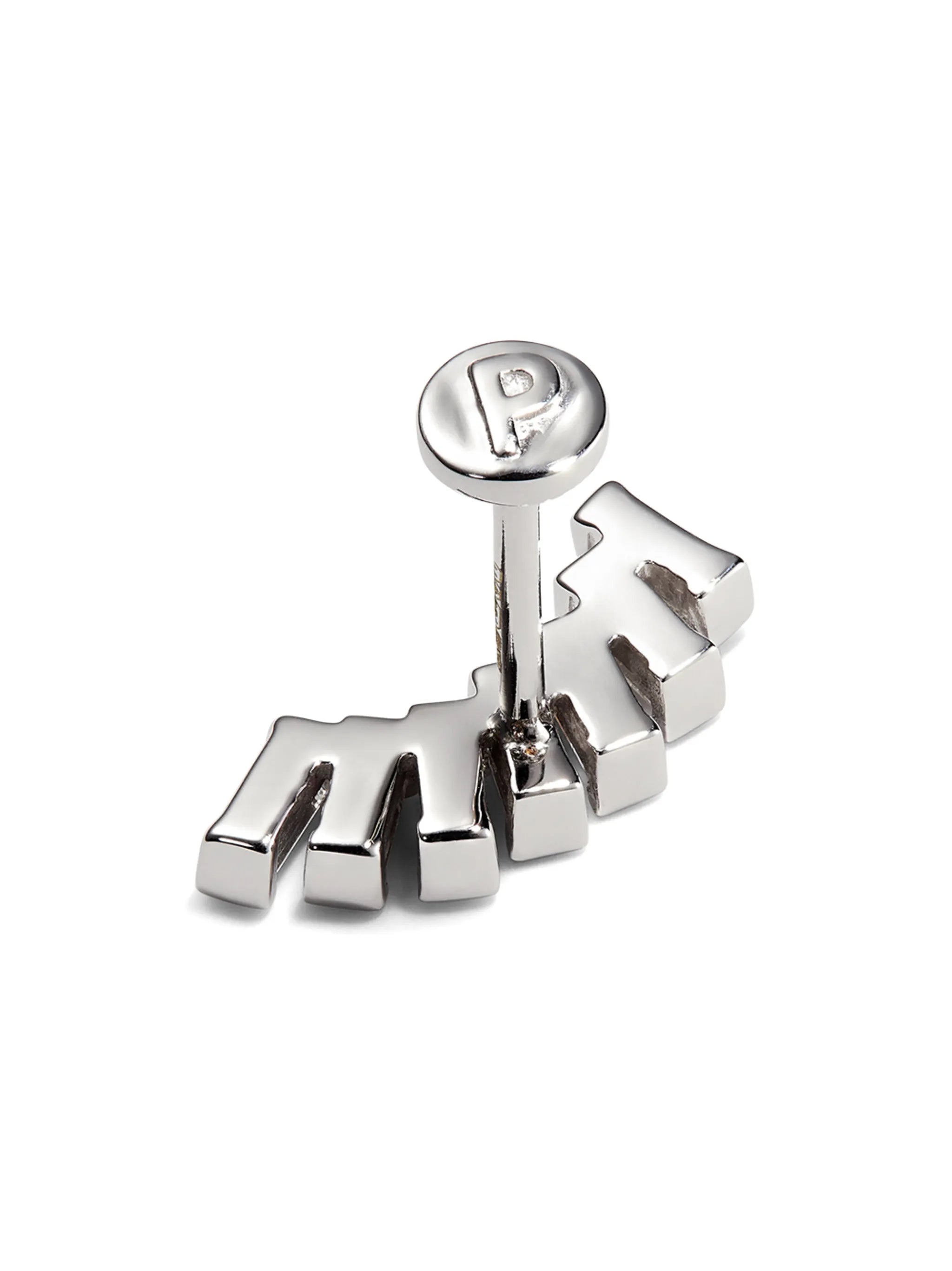 18K white gold Baguette diamond earring