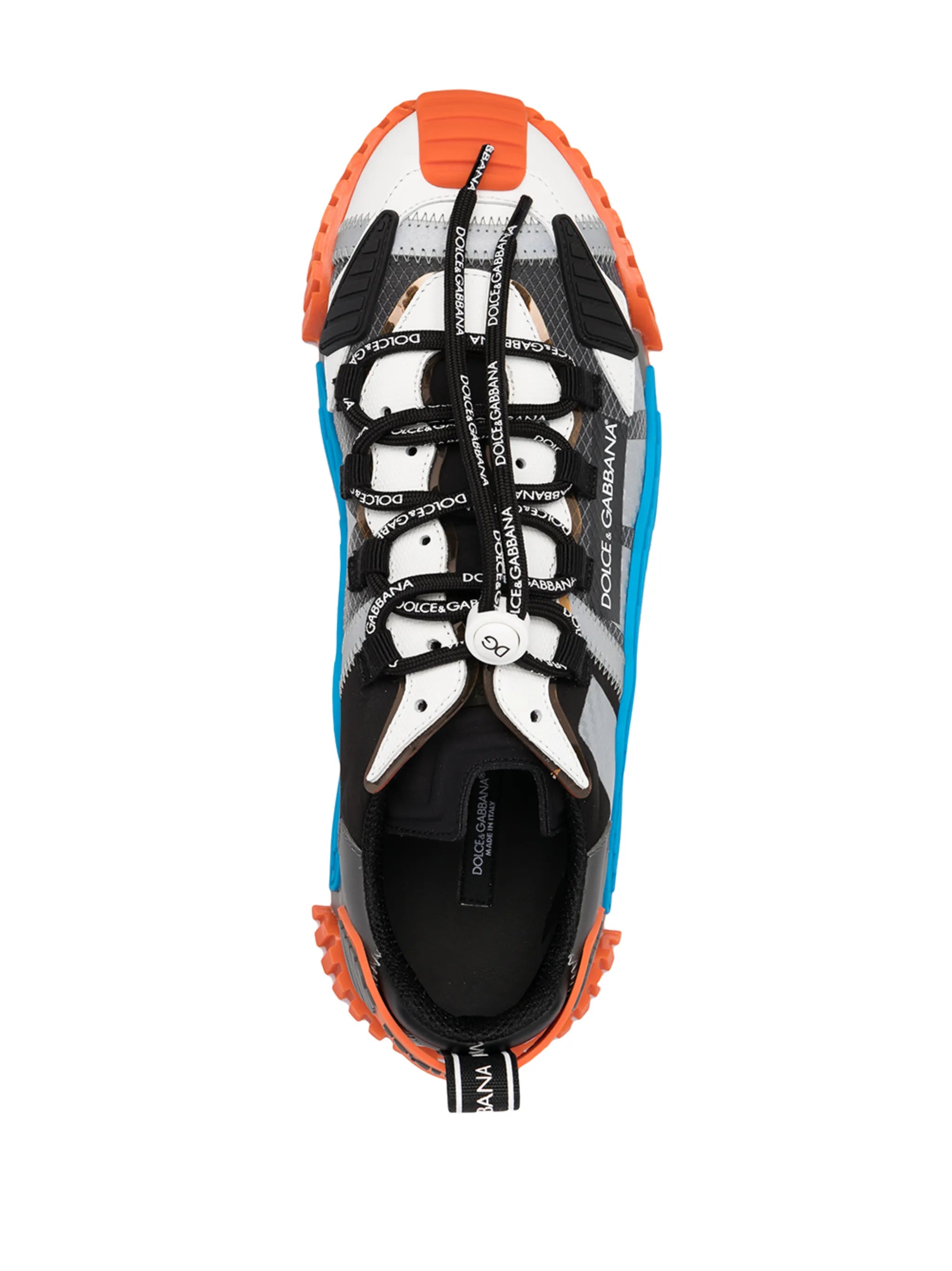 panelled low-top sneakers