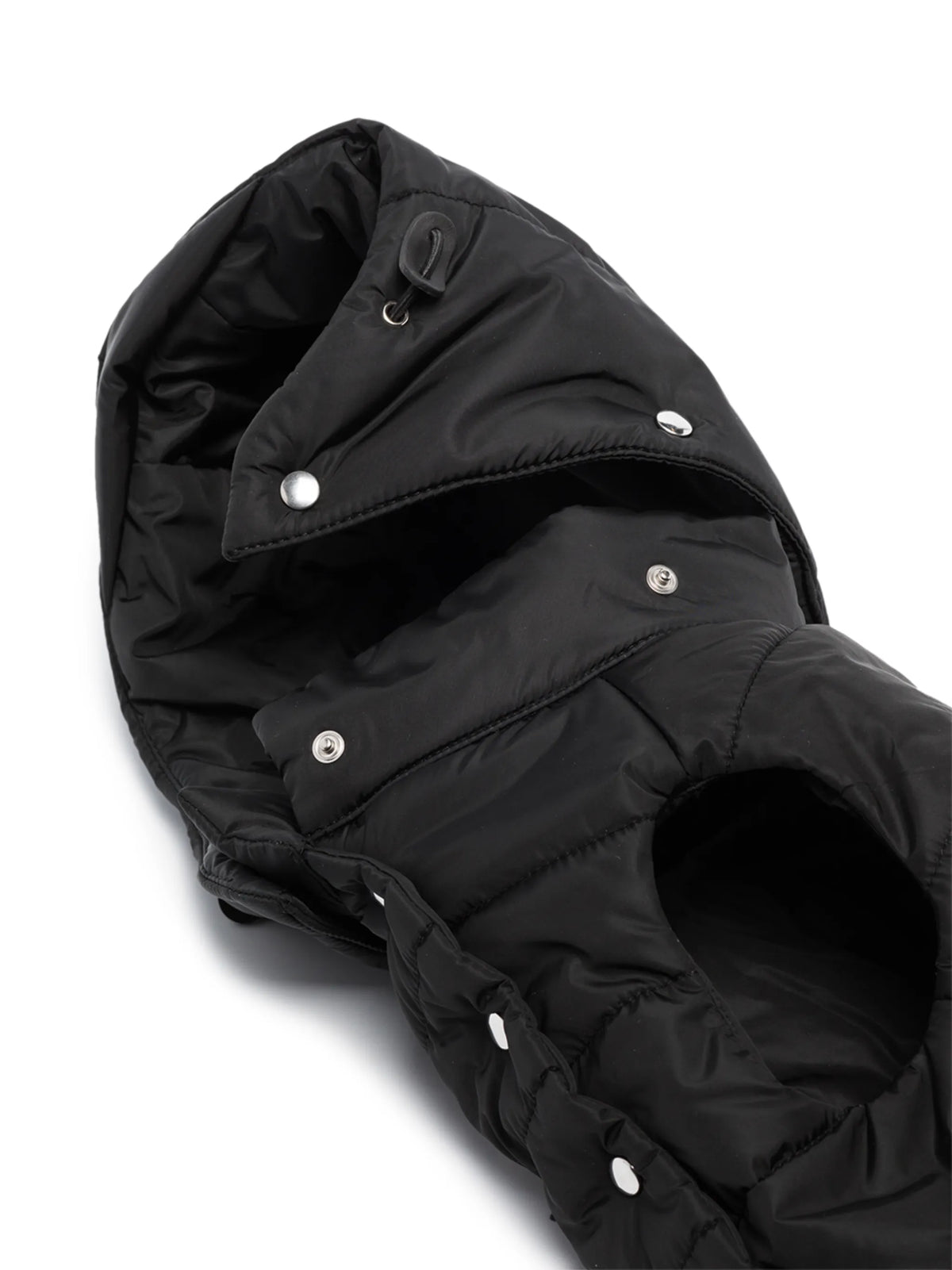 triangle-logo padded dog coat