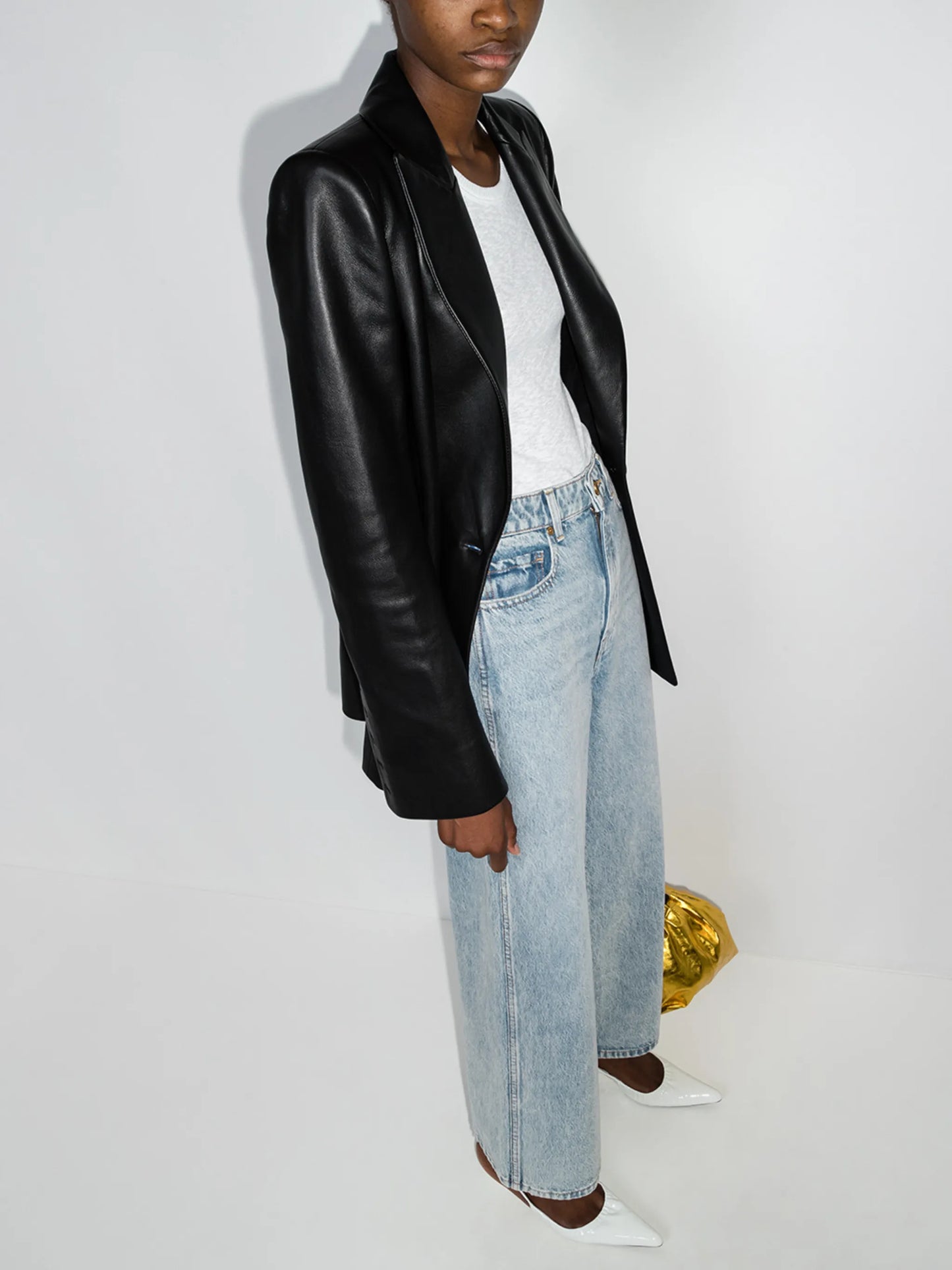 The Ella wide-leg cropped jeans