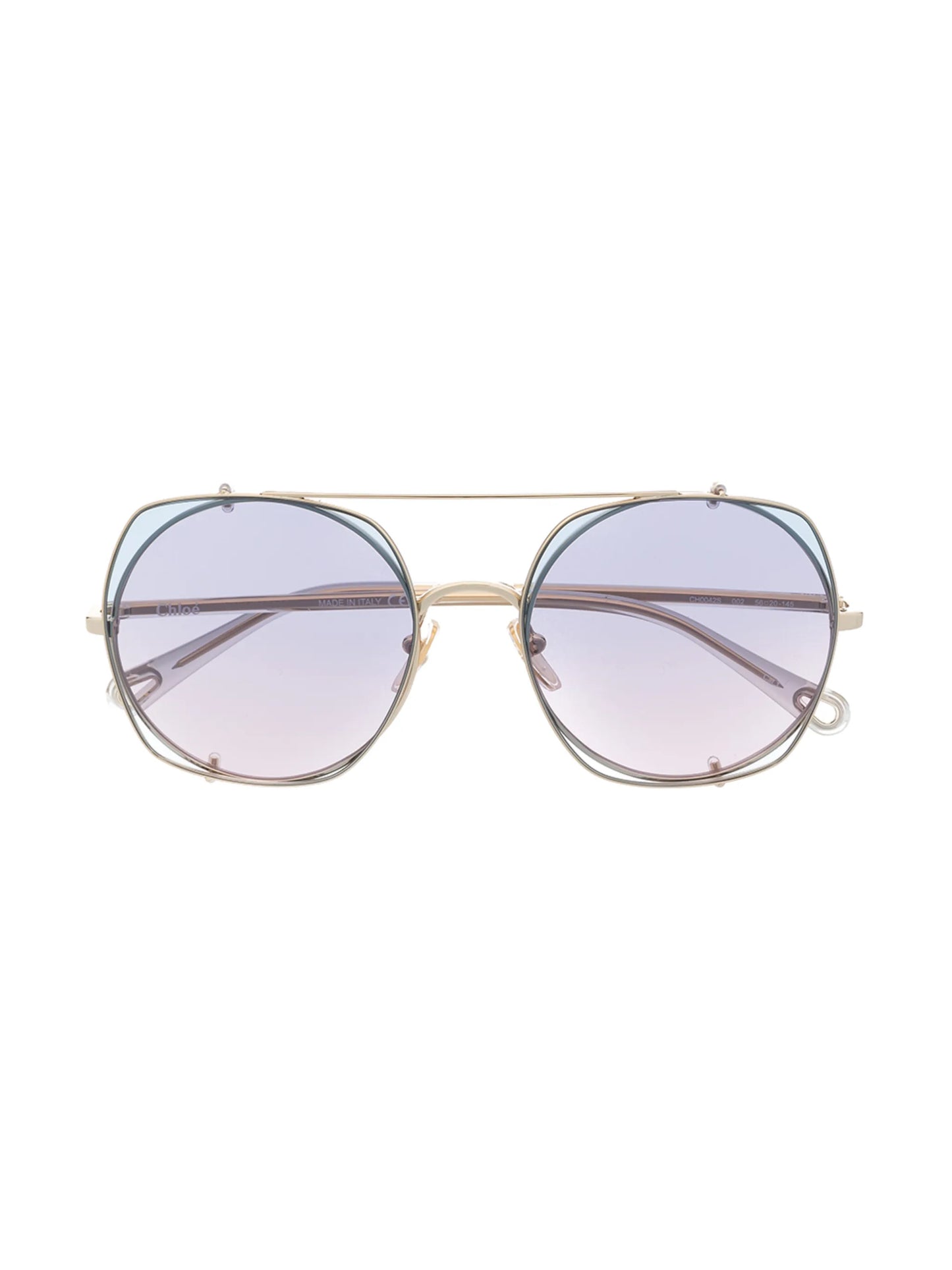 Demi convertible gradient sunglasses