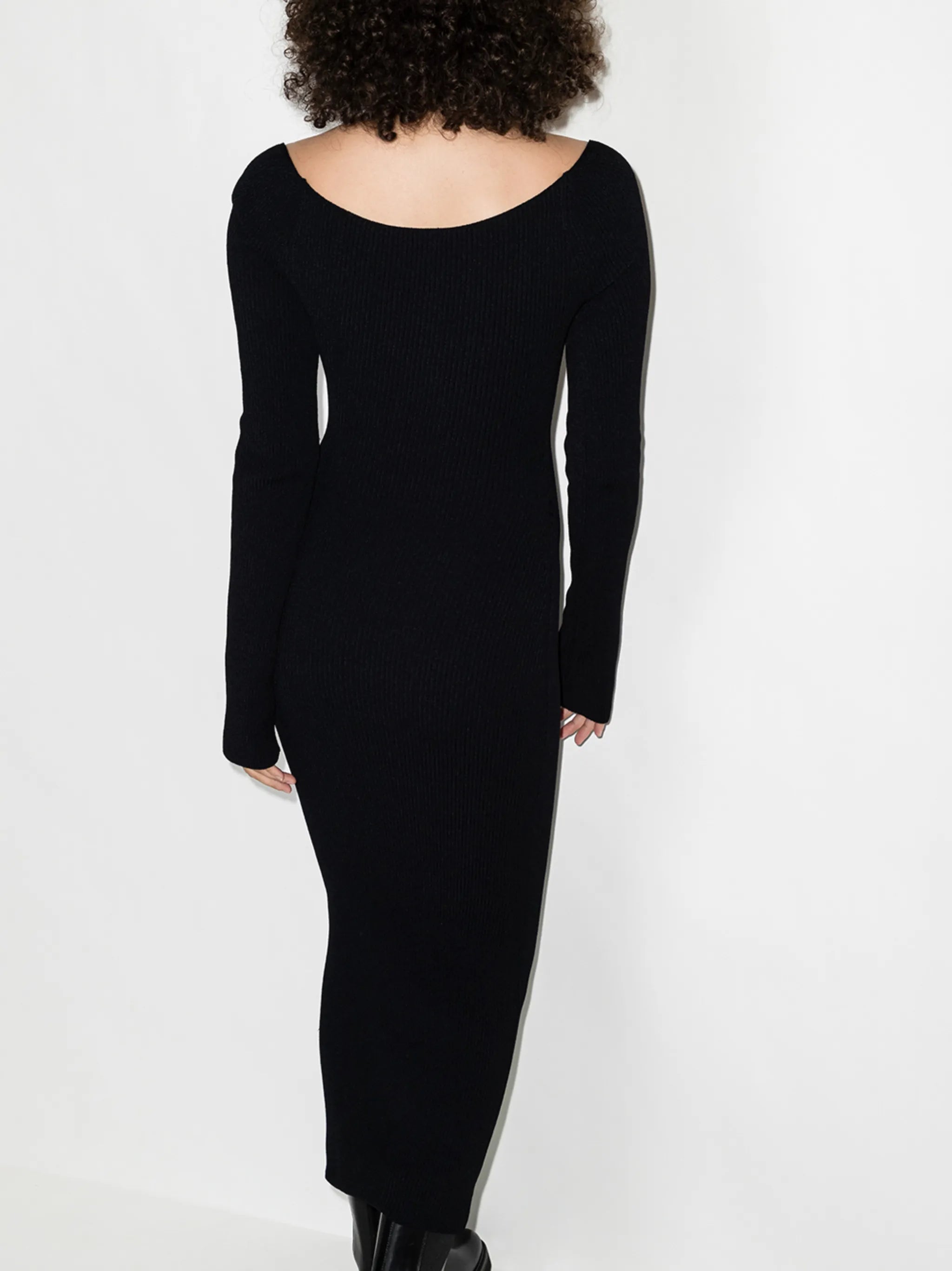Beth ribbed-knit dress