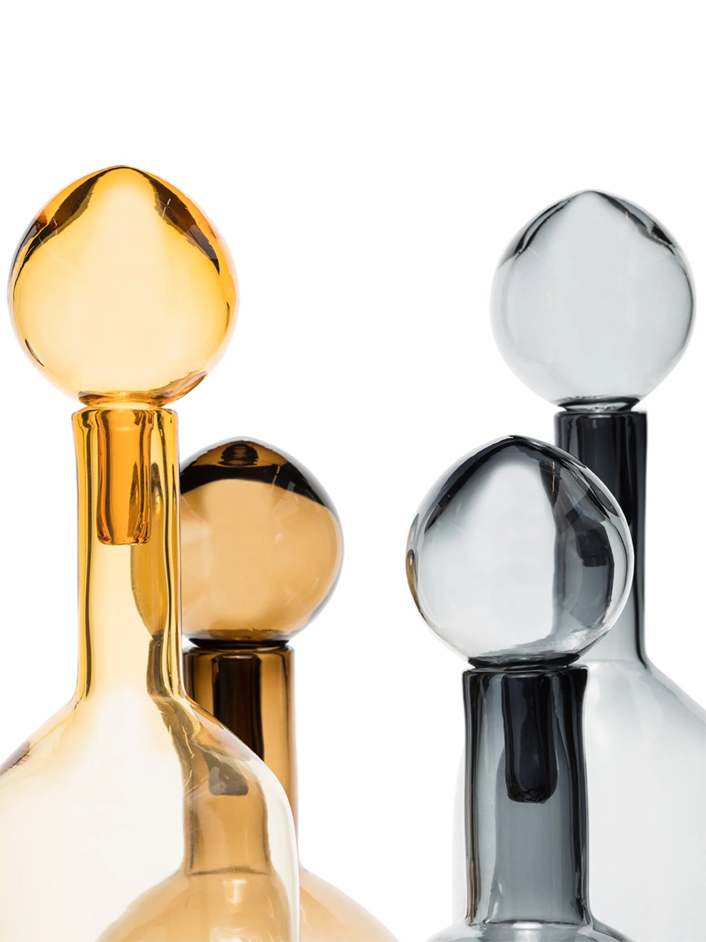 Bubbles and Bottles decorative bottles (set of 4)