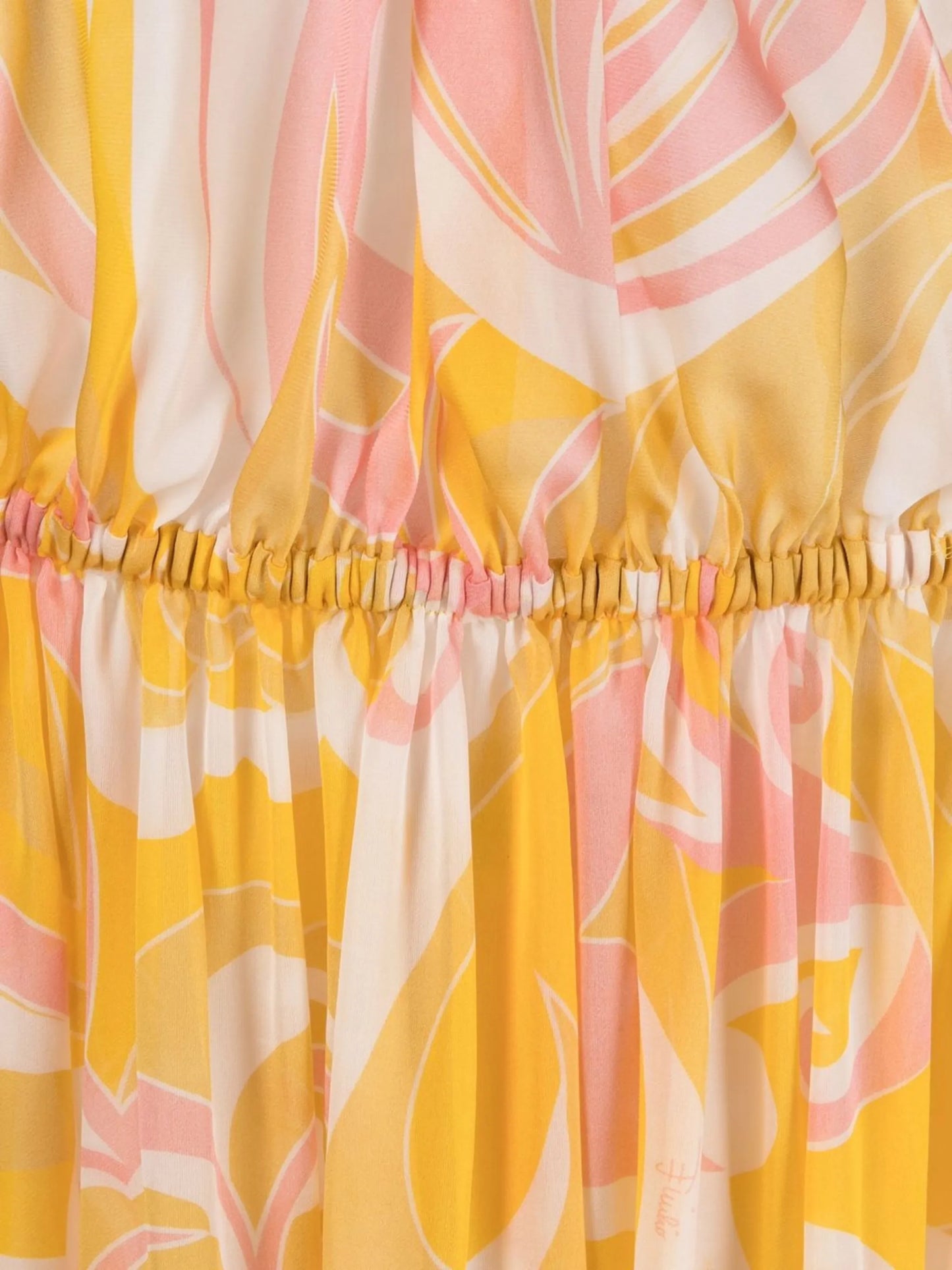 silk graphic-print dress