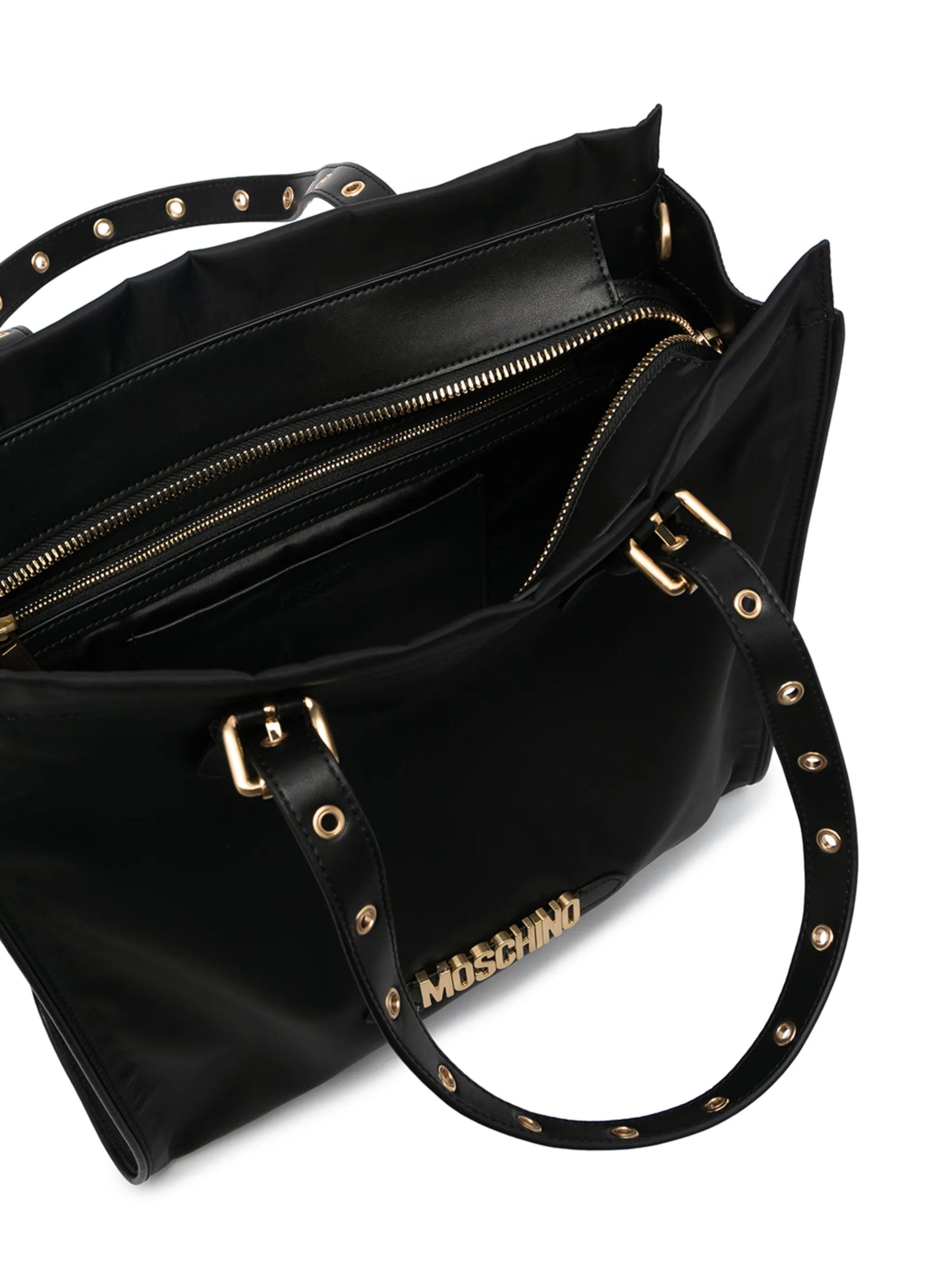 lettering logo tote bag