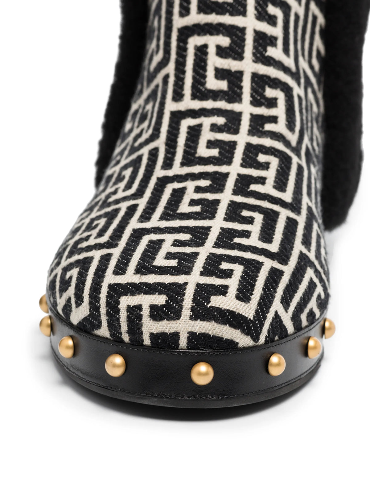 logo shearling ankle boots