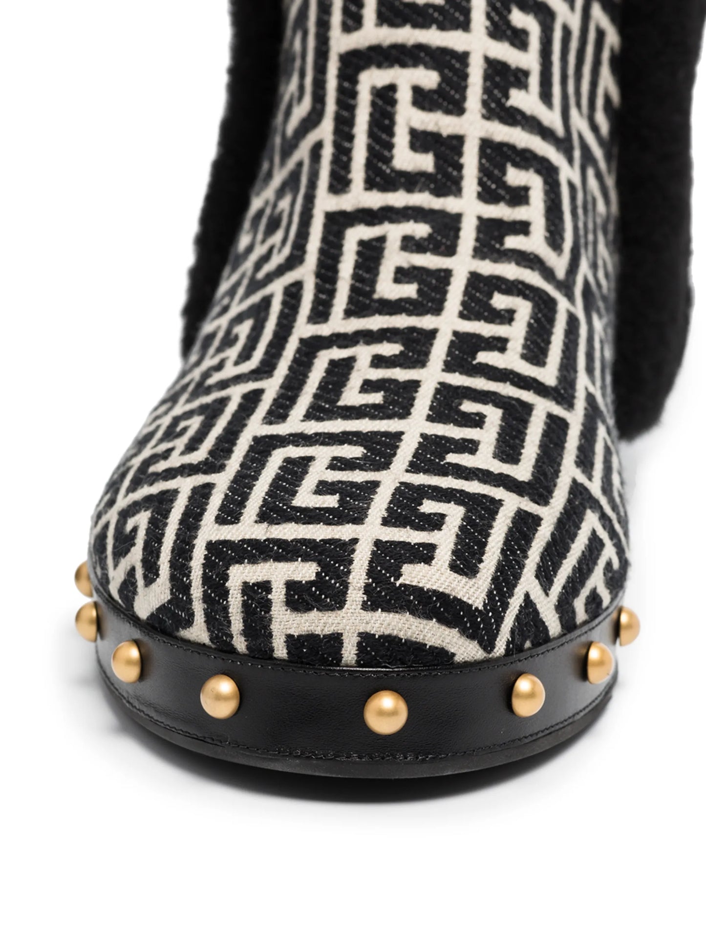 logo shearling ankle boots