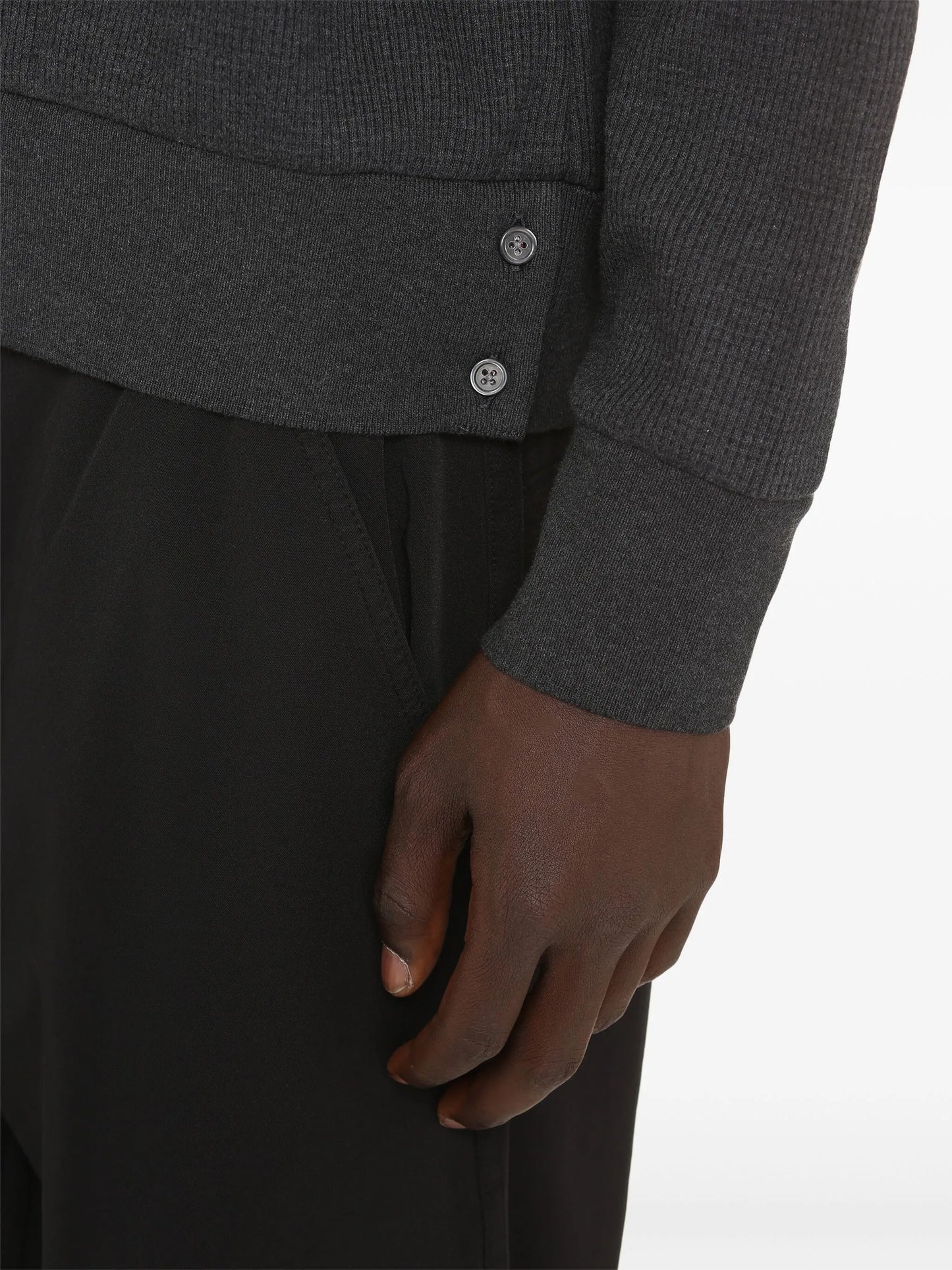 4-Bar raglan-sleeve jumper