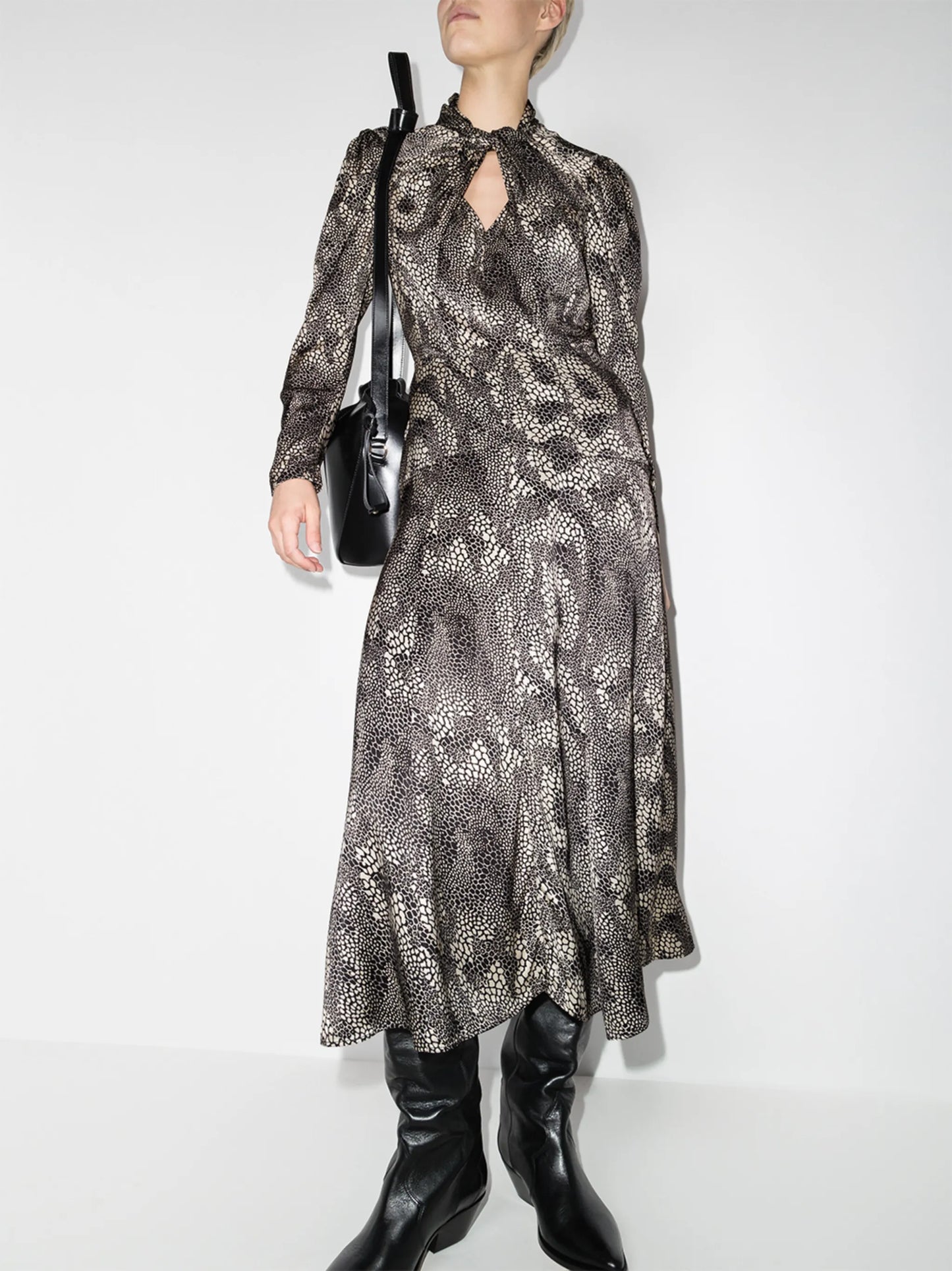 Vilma graphic-print maxi dress
