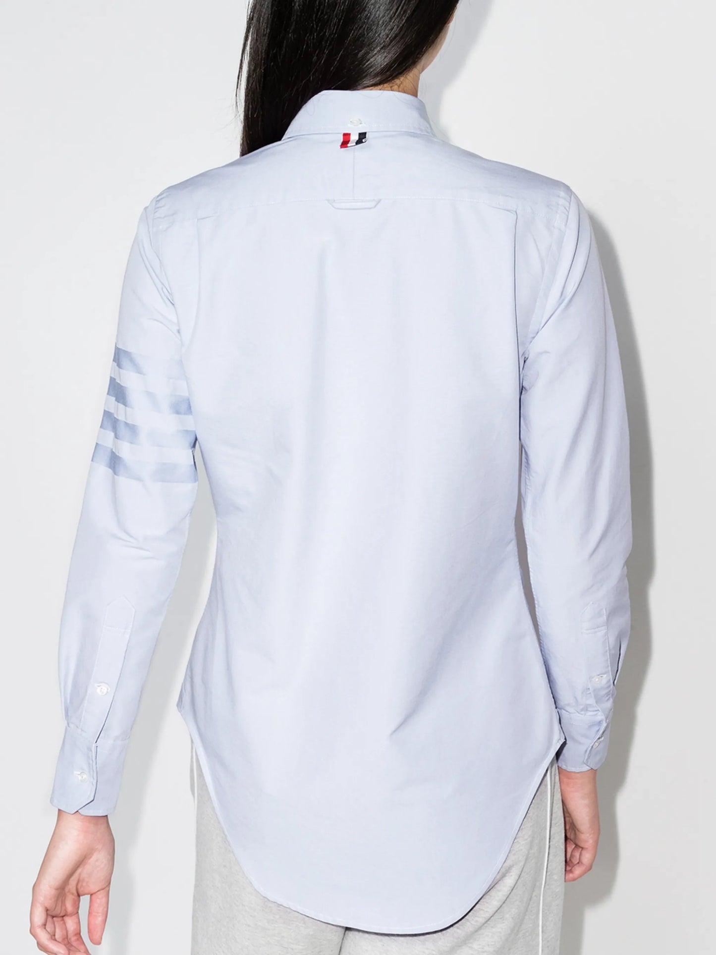 logo patch buttoned shirt