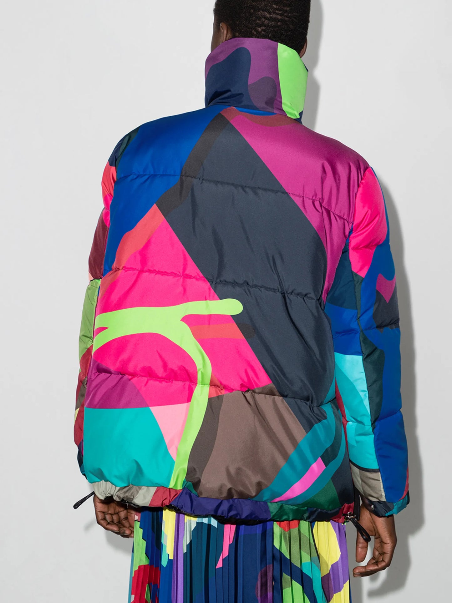 x Kaws puffer jacket