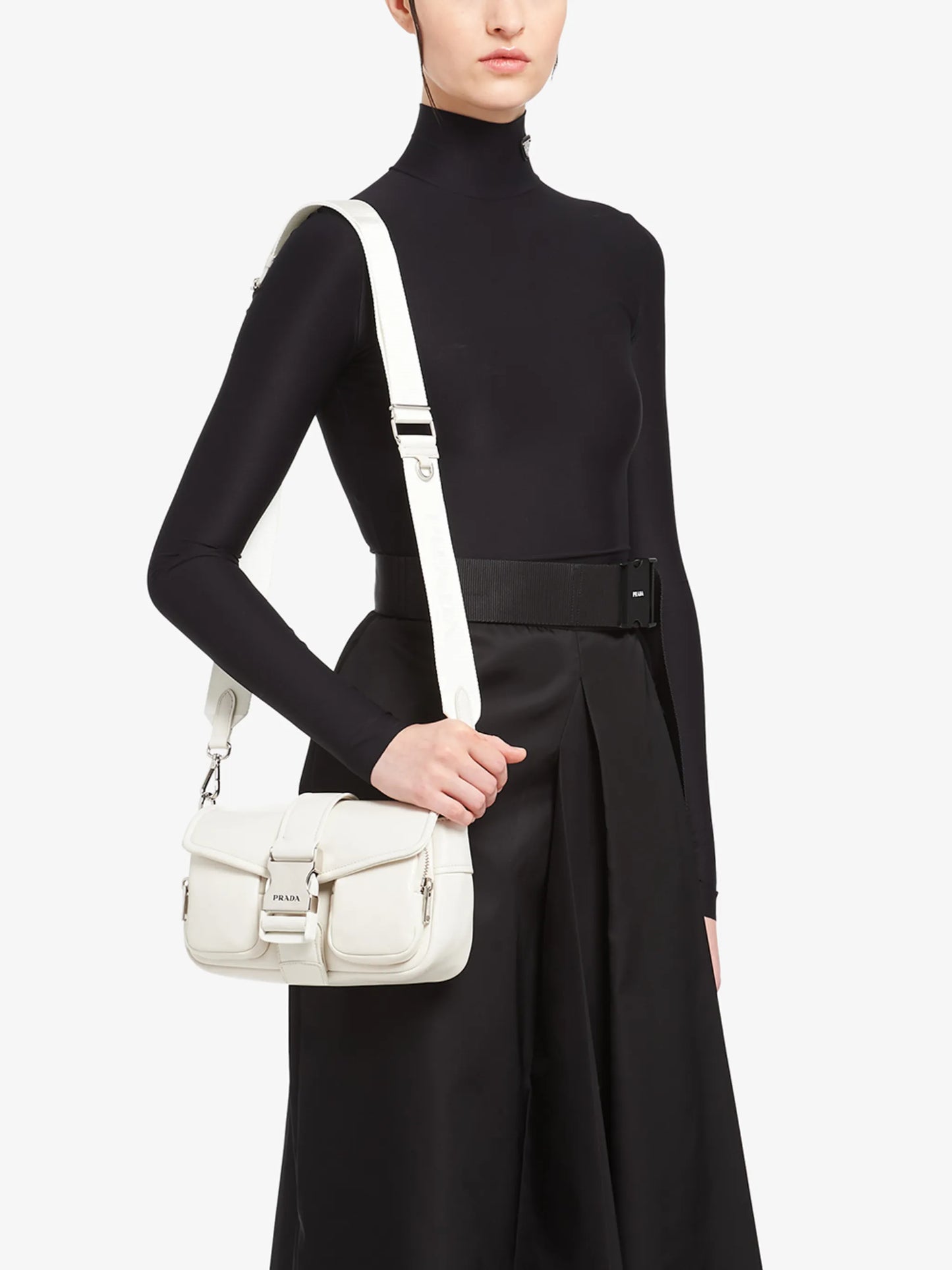 Pocket nappa leather bag
