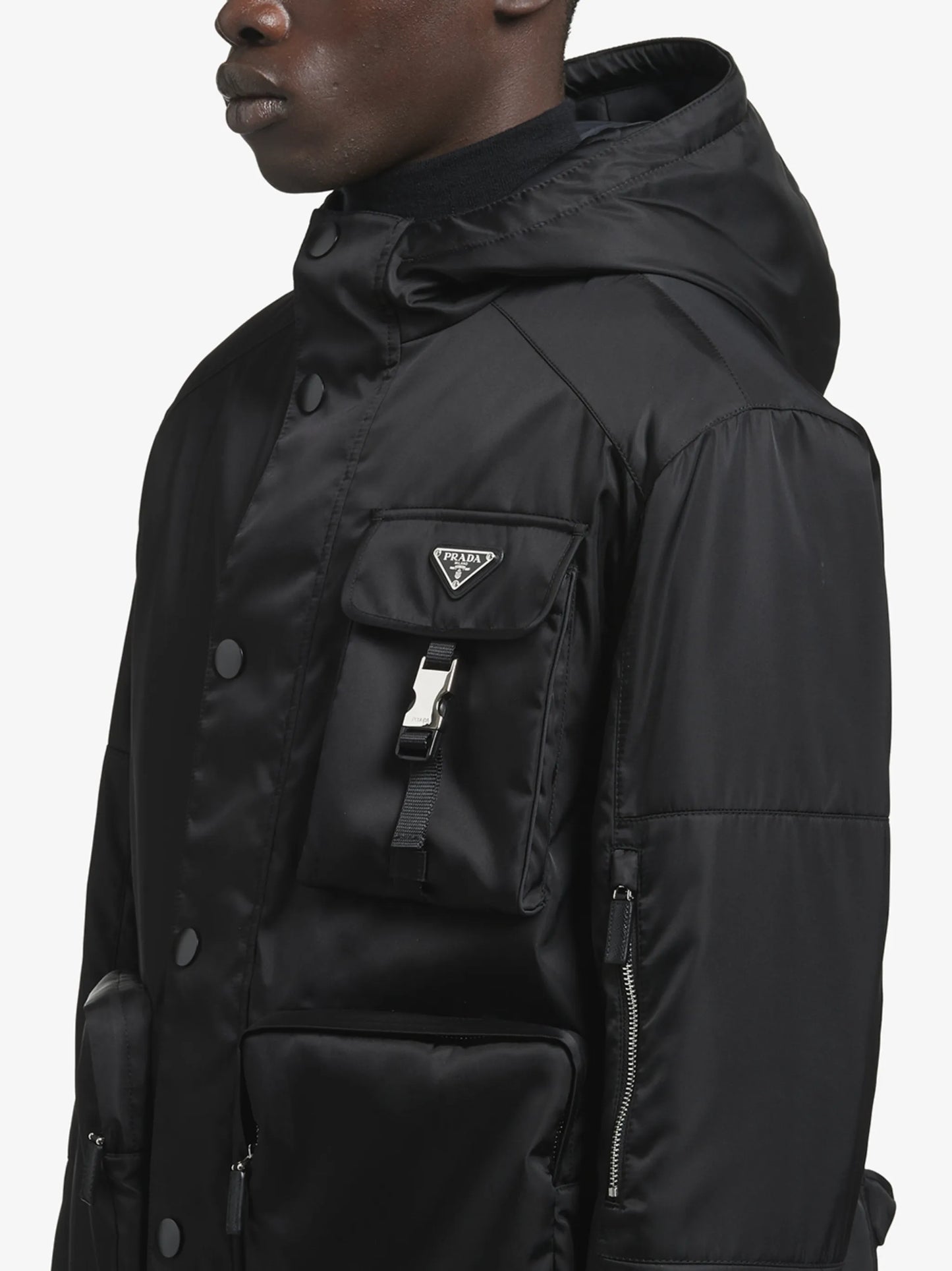 Re-Nylon multi-pocket jacket
