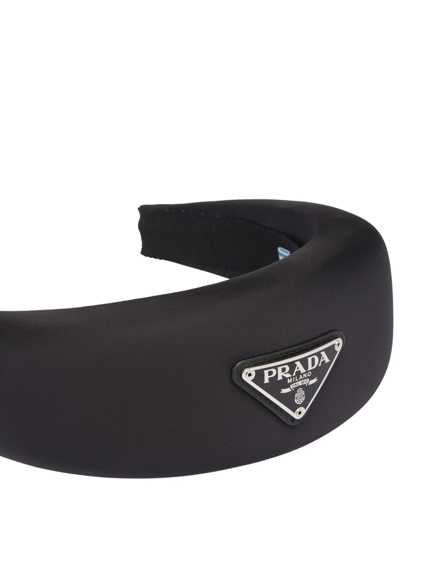 Re-Nylon triangle-logo headband