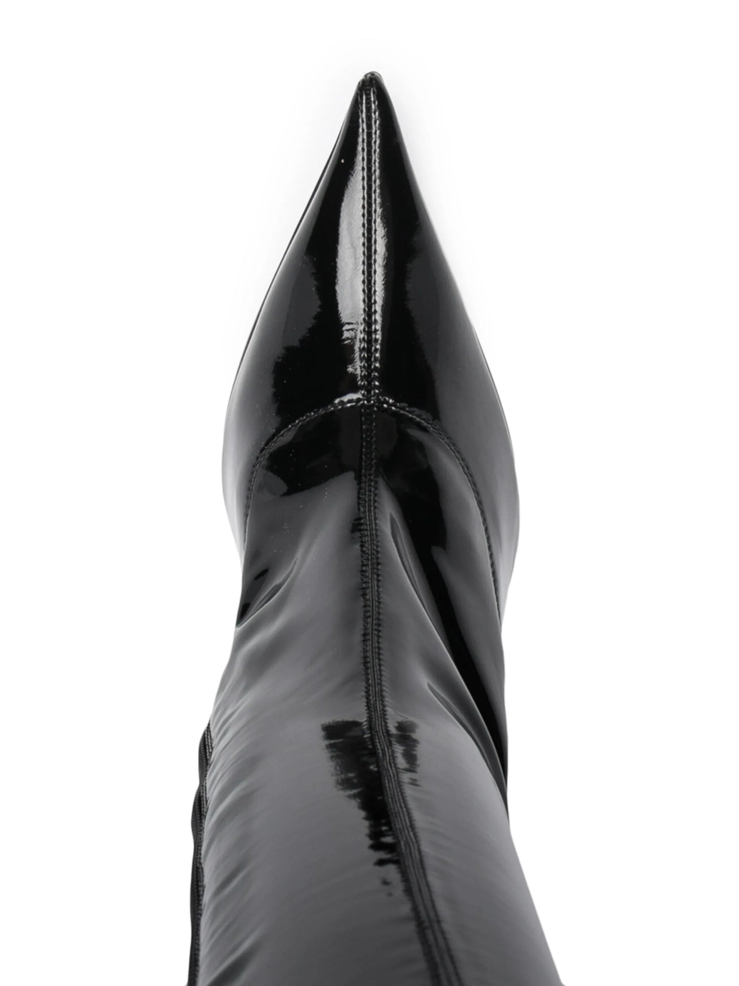Danielle thigh-high glossy boots