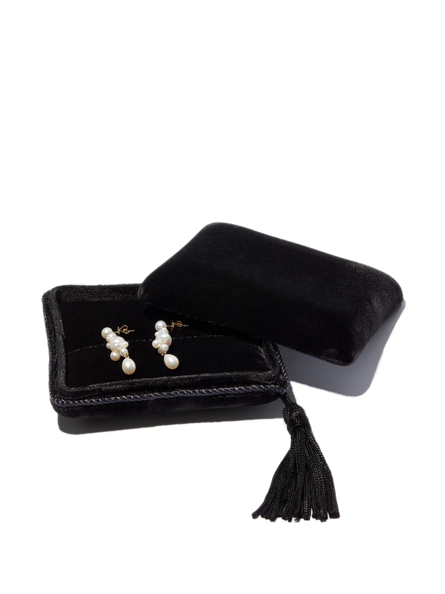 velvet-effect jewellery box
