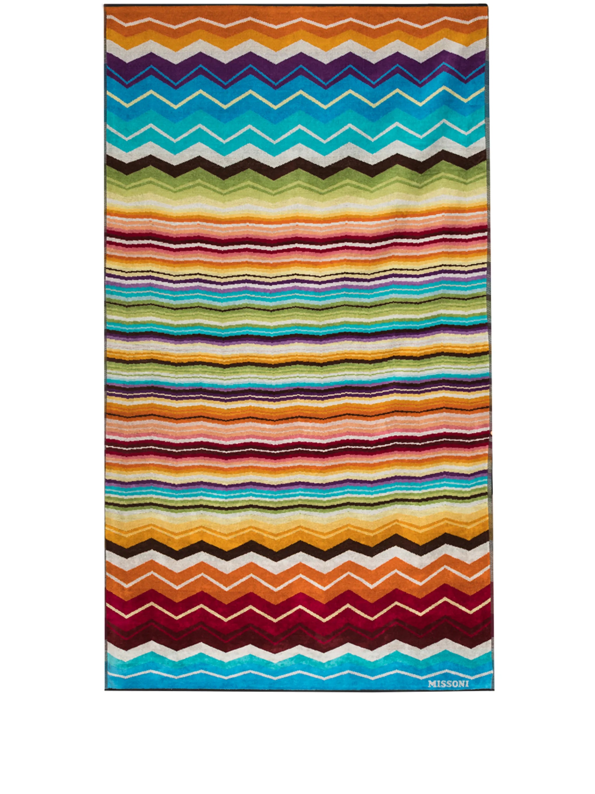 Hugo zigzag beach towel