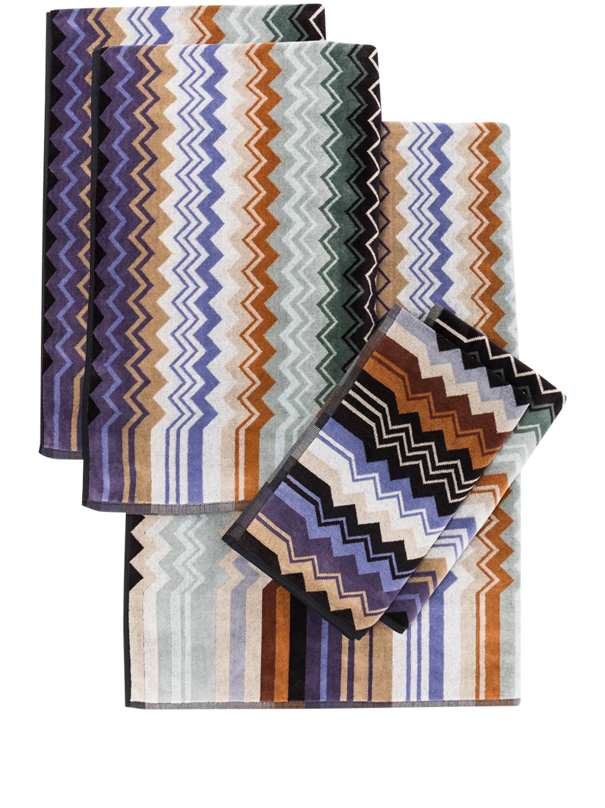 set of 5 Giacomo bath towels