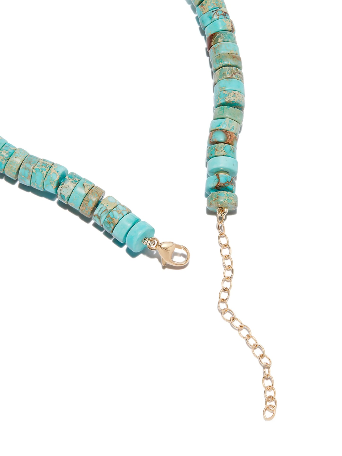 14kt yellow gold and jasper necklace