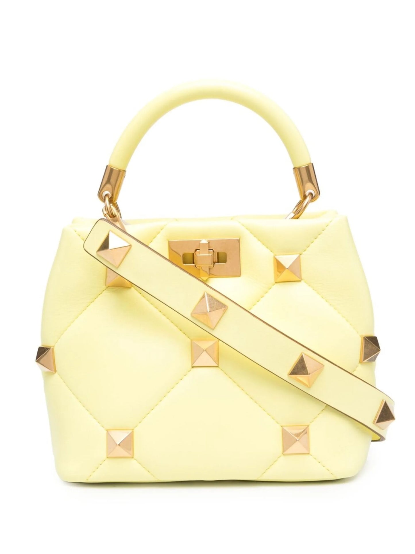 small Roman Stud top handle bag