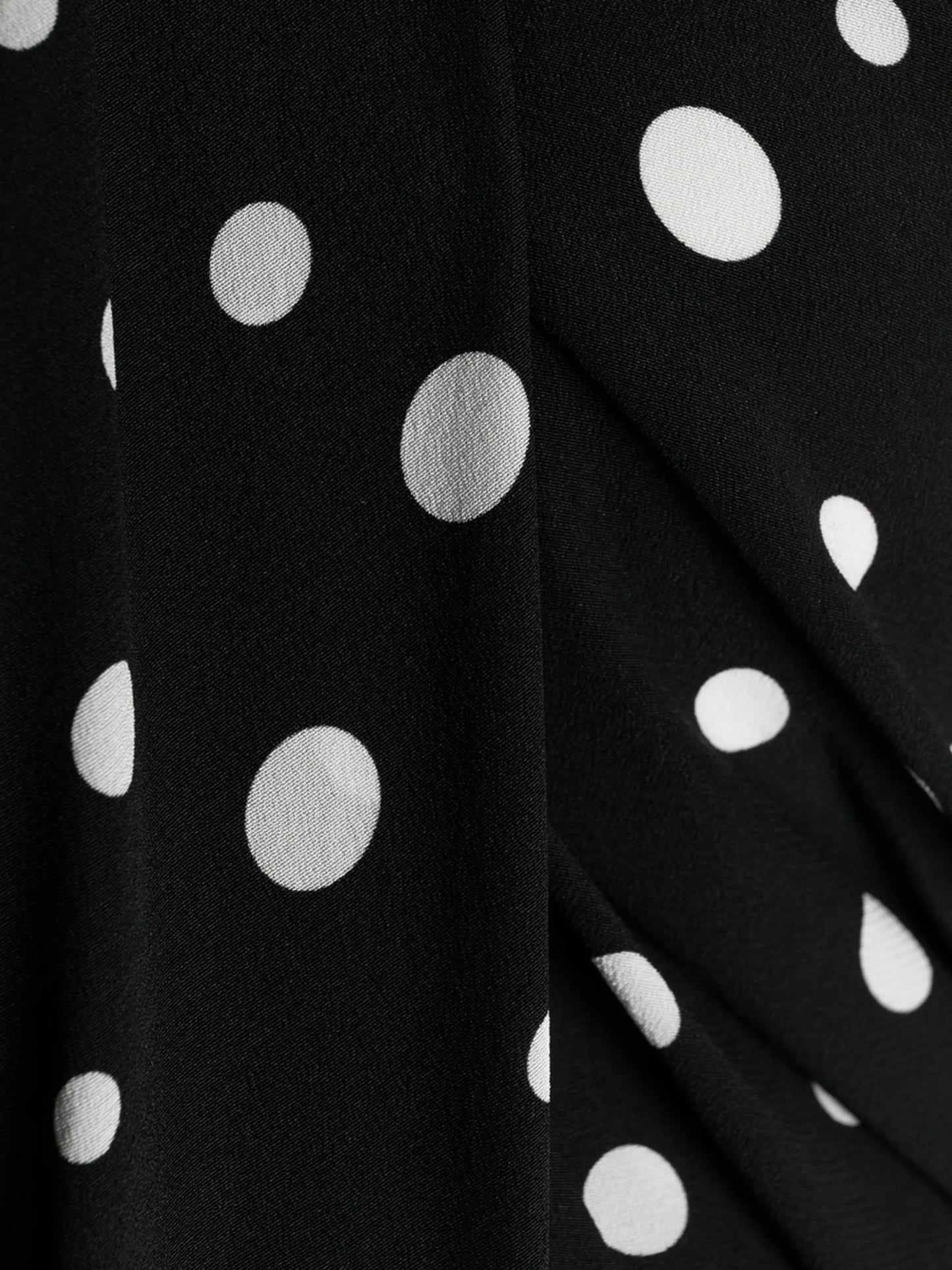 polka dot halterneck dress